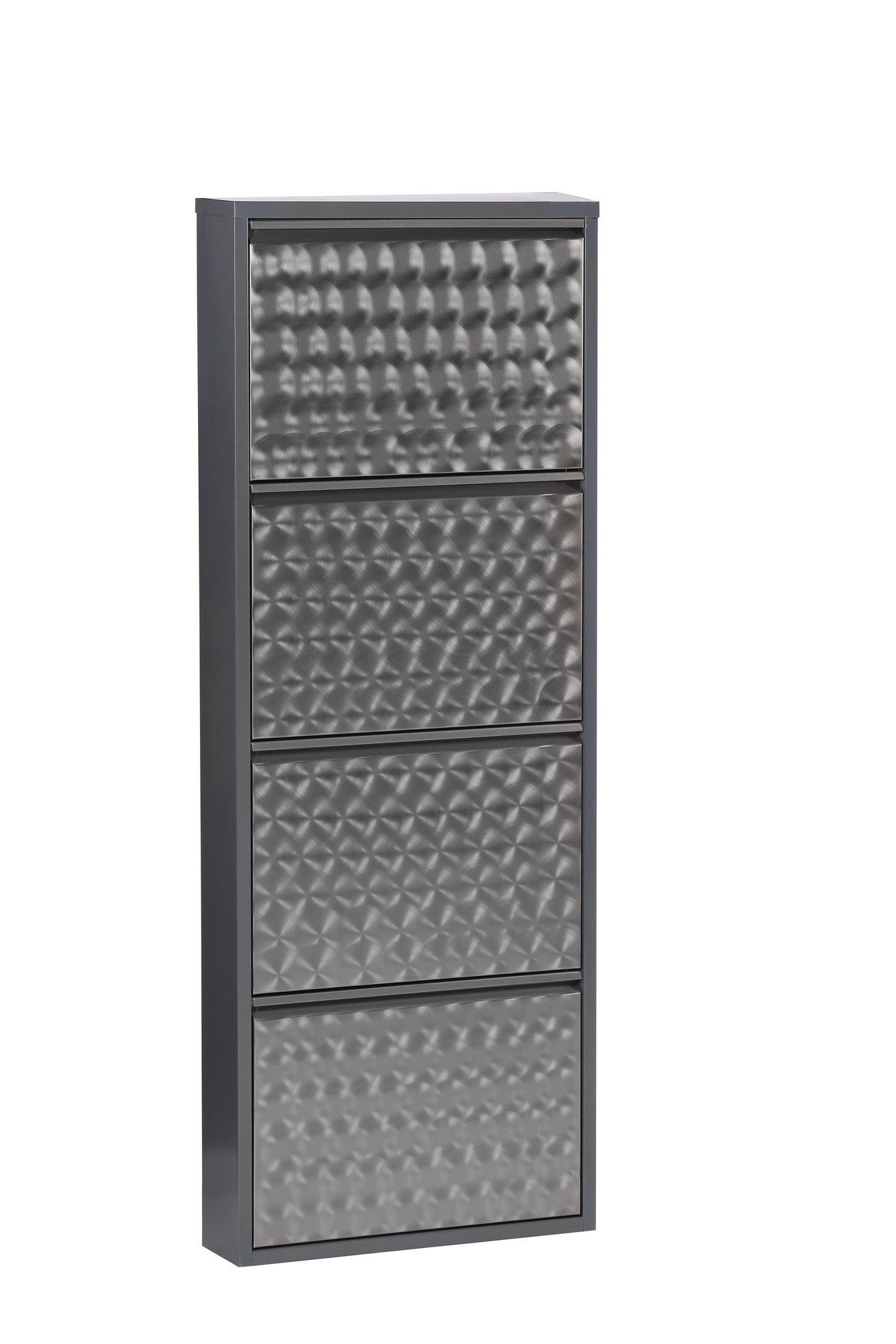 PREISBRECHER Schuhkipper CLIP (1stk), (1stk) Metall / schwarz-anthrazit, montiert - 50x130x15 (BxHxT)