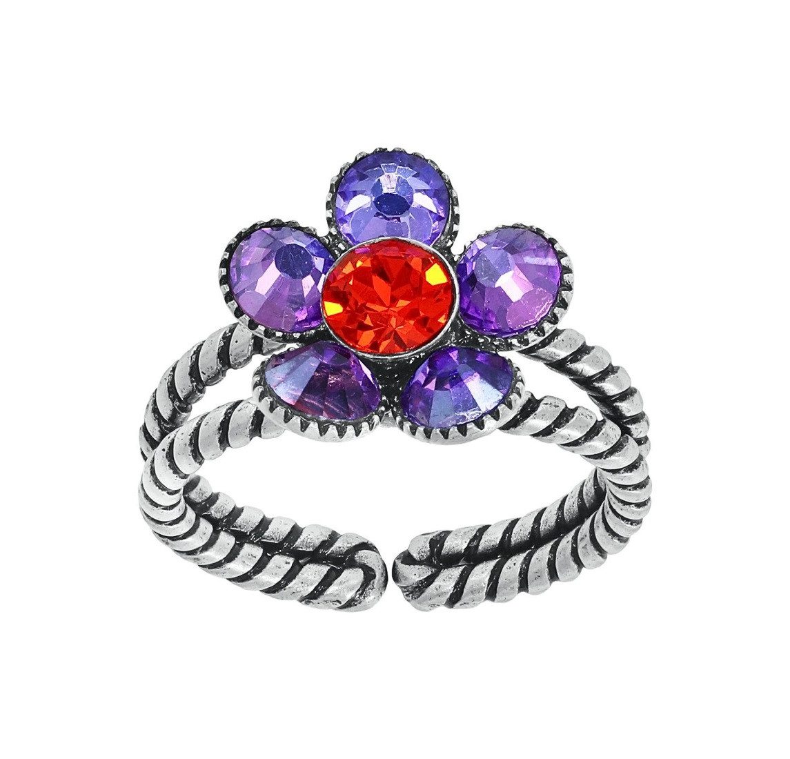 KONPLOTT Fingerring Konplott: Ring Lost Garden - simple Blüte