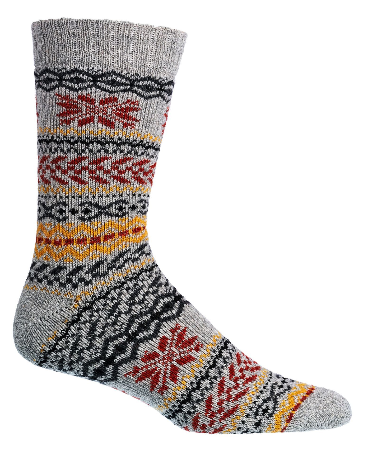 Wowerat Freizeitsocken 2 Paar Hygge-Socken mit Wolle, Damen & Herren, schöne Farben sortiert
