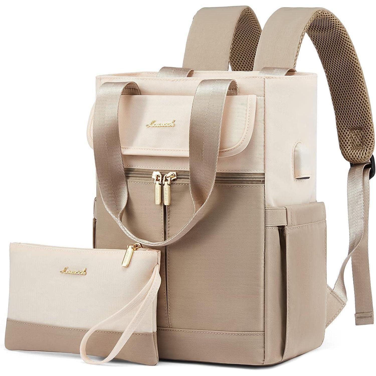 LuxusKollektion Cityrucksack Rucksack Damen Klein Cityrucksack Handtasche 2 in 1 Rucksacktasche