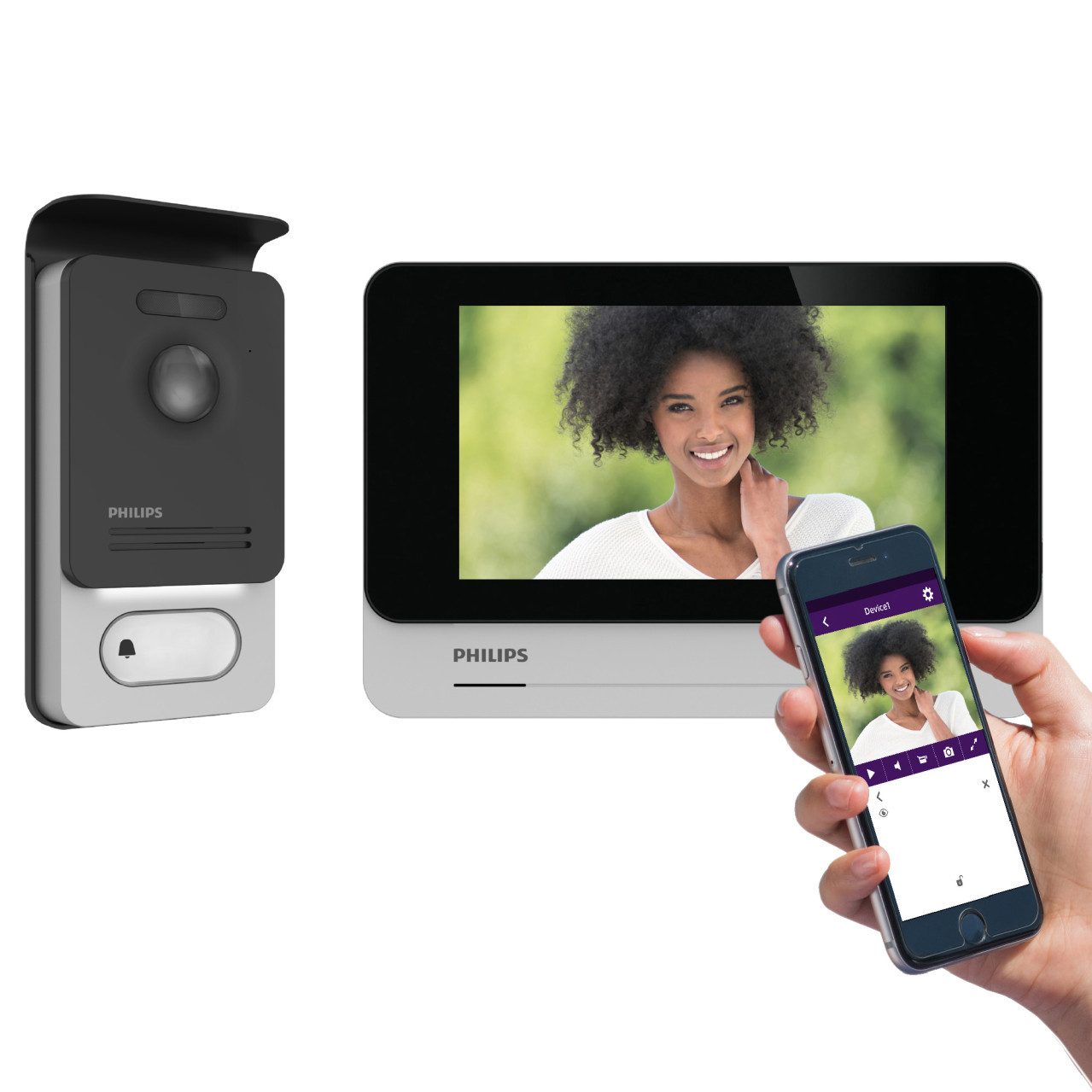 Philips Video-Türsprechanlage Philips Video-Türsprechanlage WelcomeEye Connect 2