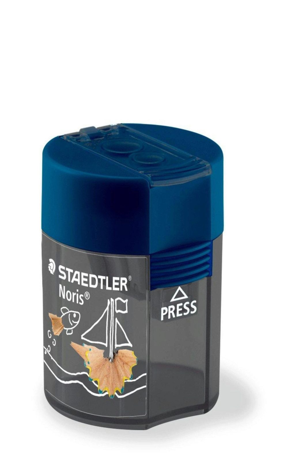 STAEDTLER Schulranzen STAEDTLER Noris 512 Doppelspitzdose rund mit Verschlussdeckel