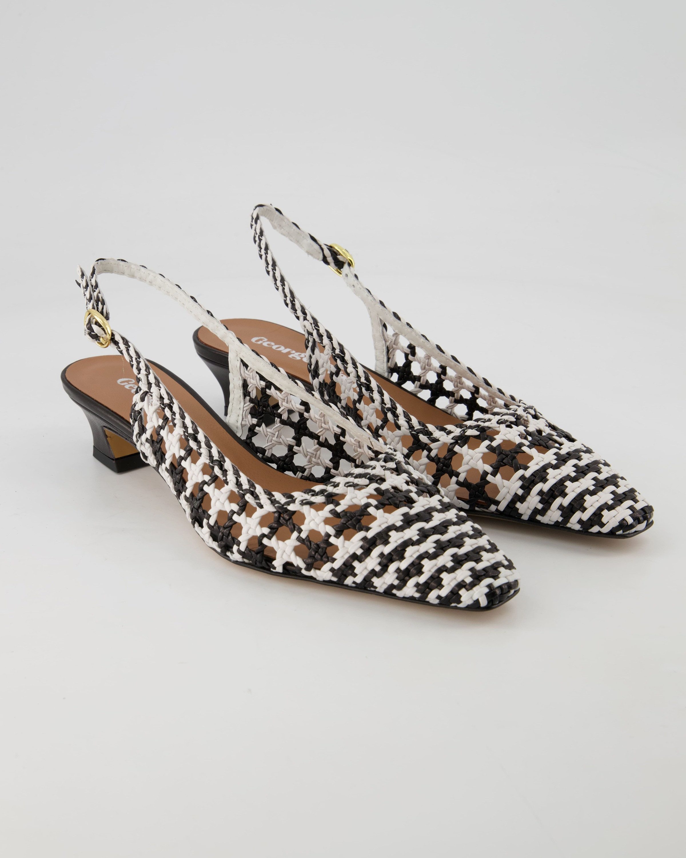 George Watts G9510 Slingpumps Obermaterial: Leder günstig online kaufen