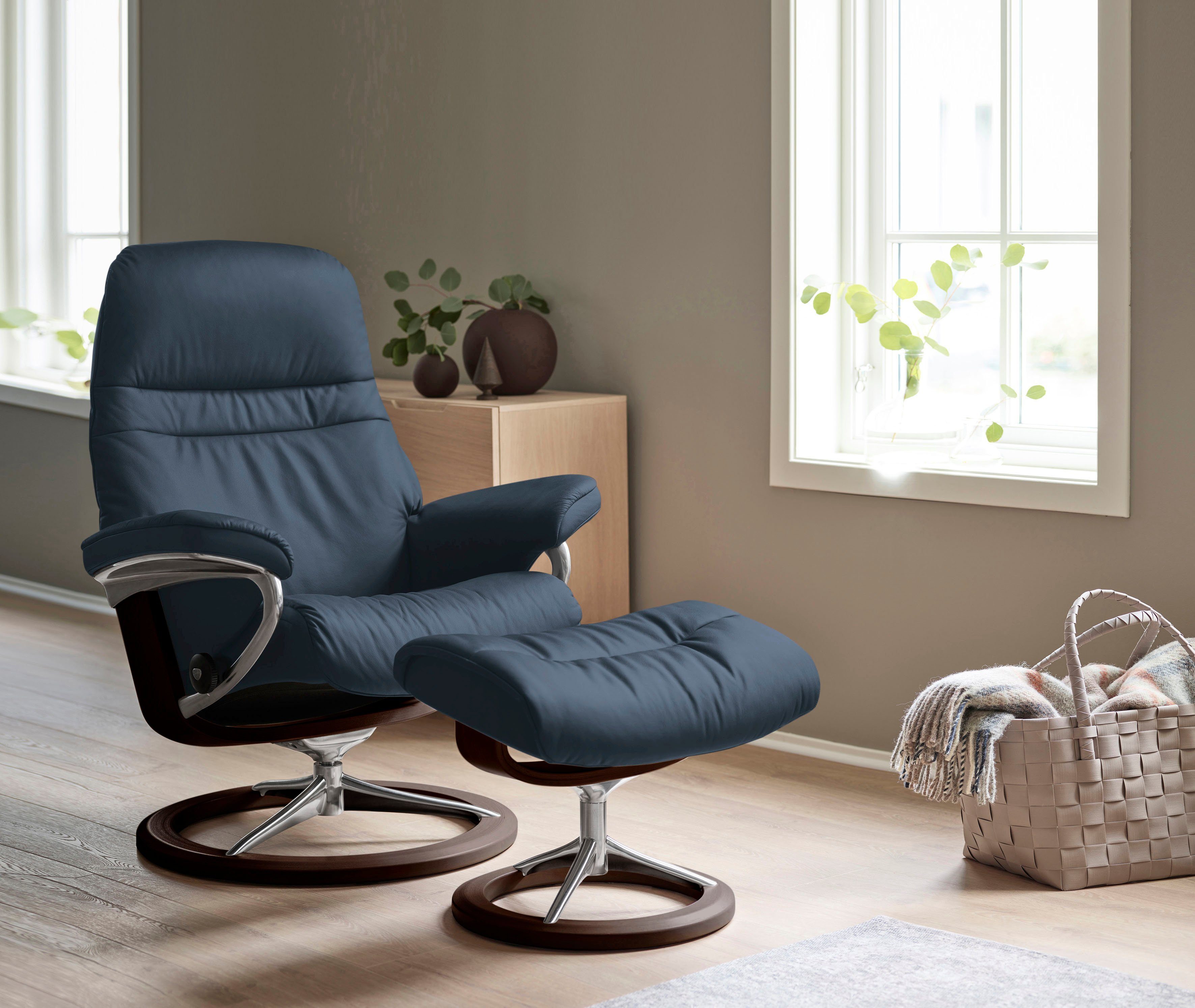 Stressless® Relaxsessel Sunrise, mit Signature Base, Größe L, Gestell Braun