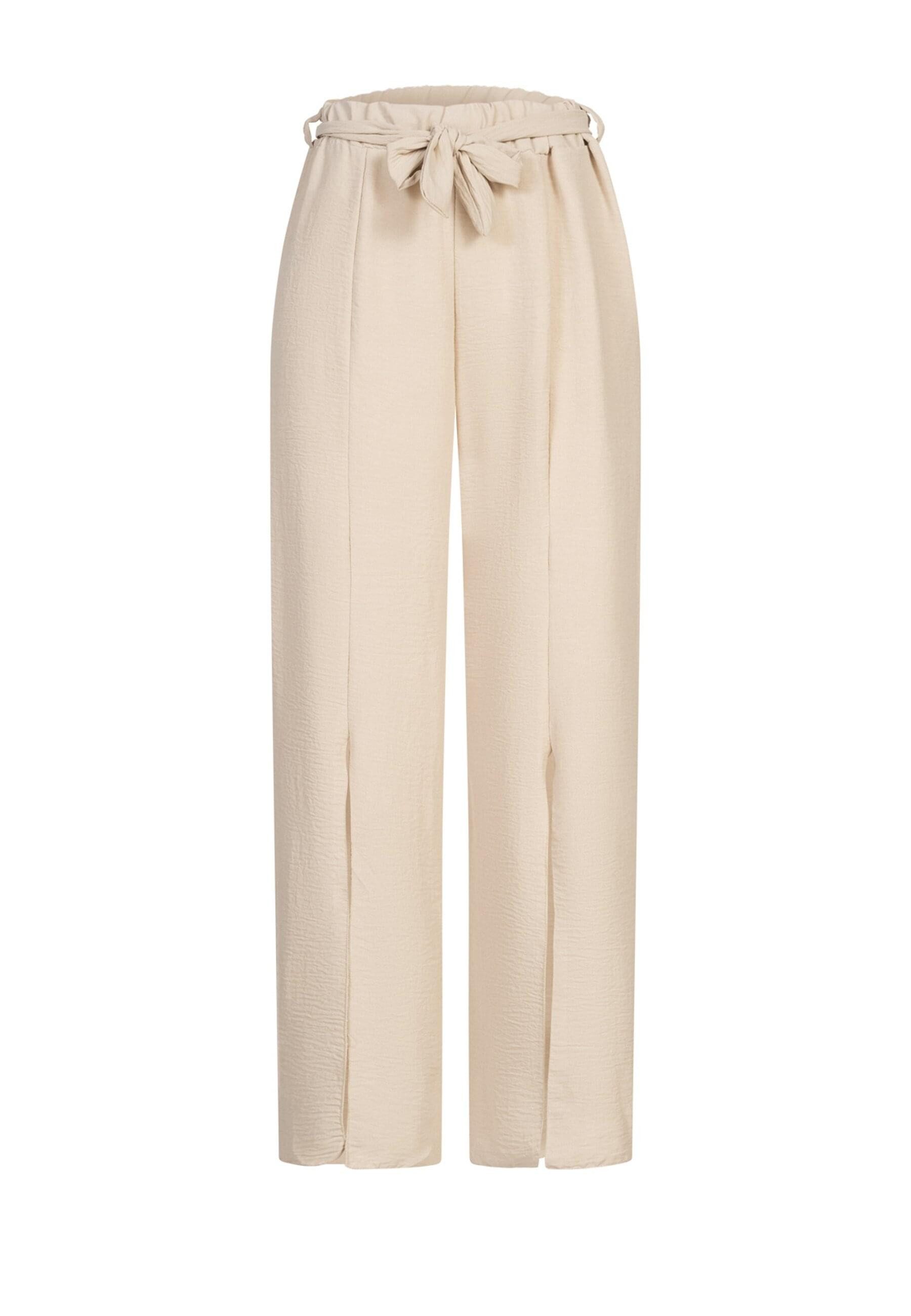 CLOUD 5IVE Stoffhose CLOUD 5IVE Sommerhose mit seitlich. Schlitzen und Bindegürtel (1-tlg)
