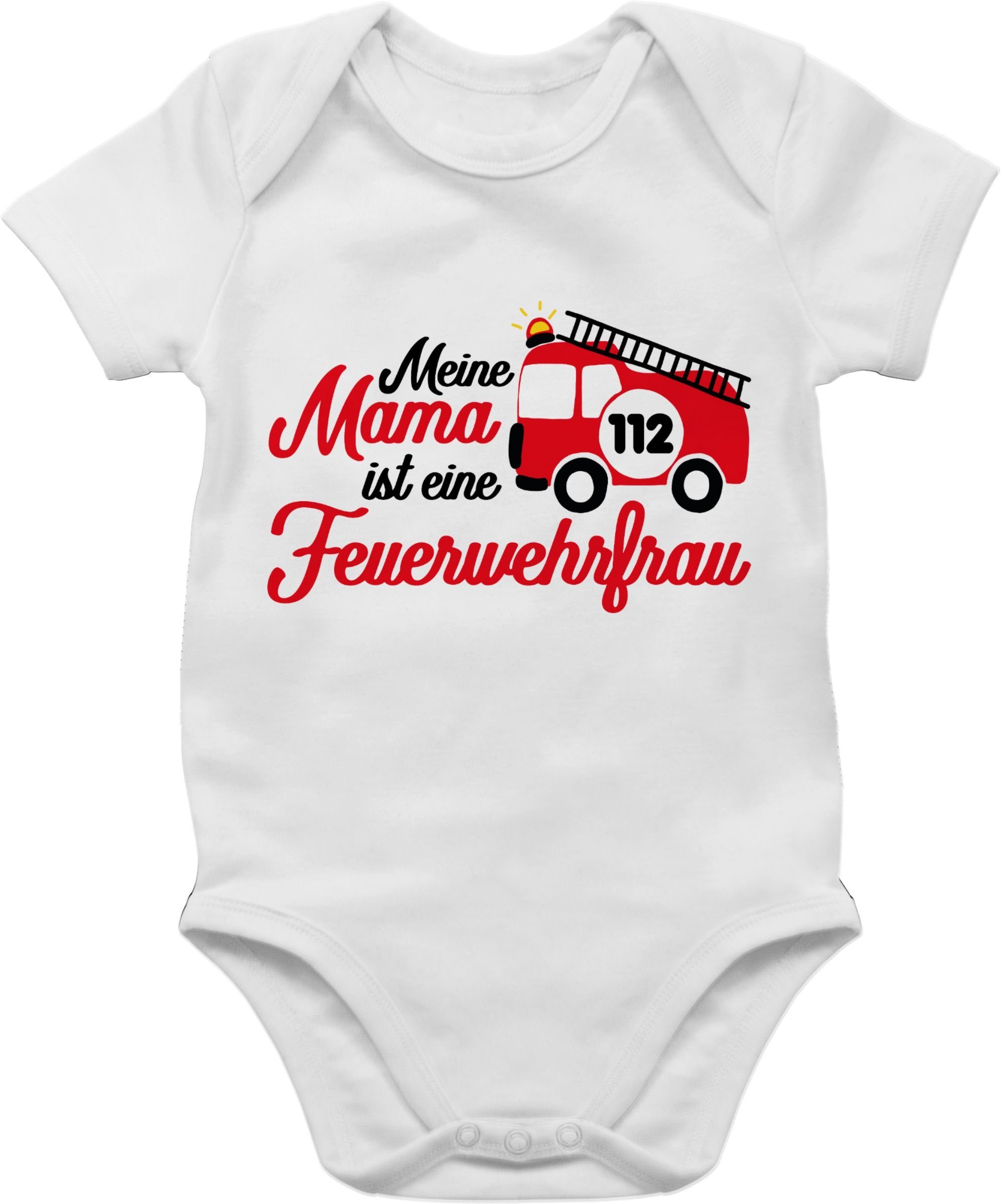 Shirtracer Shirtbody Meine Mama ist eine Feuerwehrfrau Feuerwehr