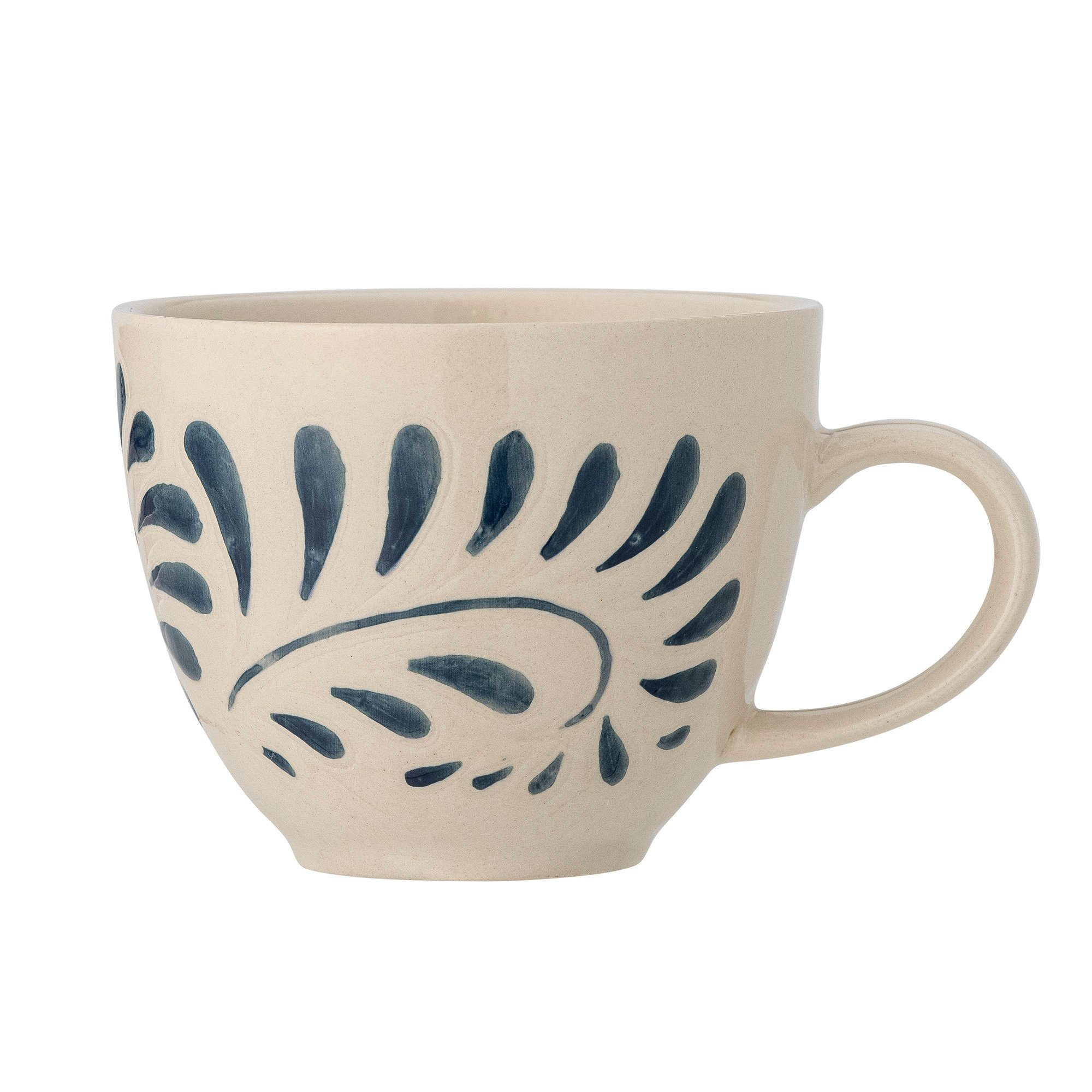 Bloomingville Becher Bloomingville Becher HEIKKI Blau Weiß