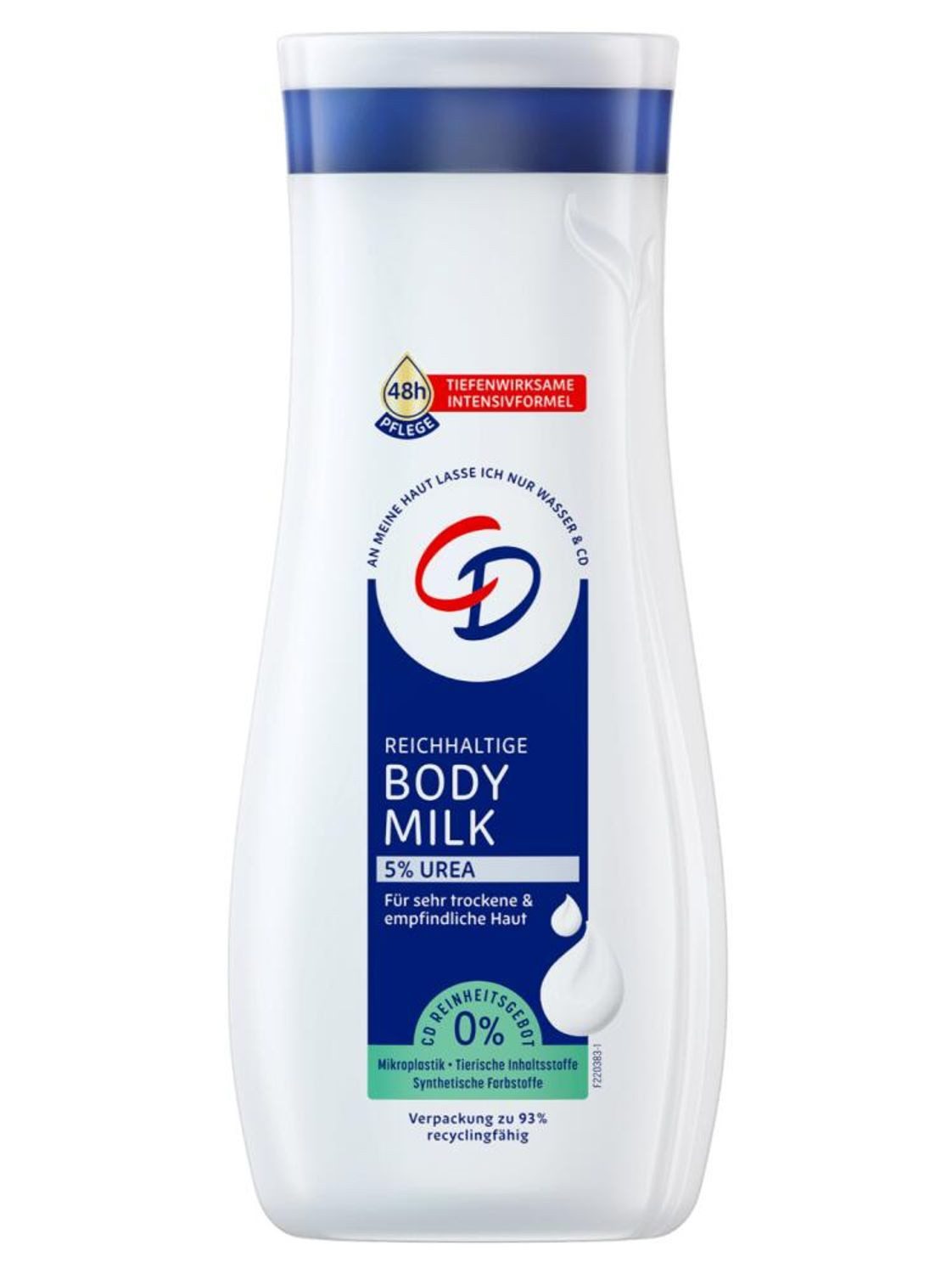 Körpercreme 6x CD Bodymilk Urea 250ml Milch Körper Hautpflege Creme Lotion Balsam