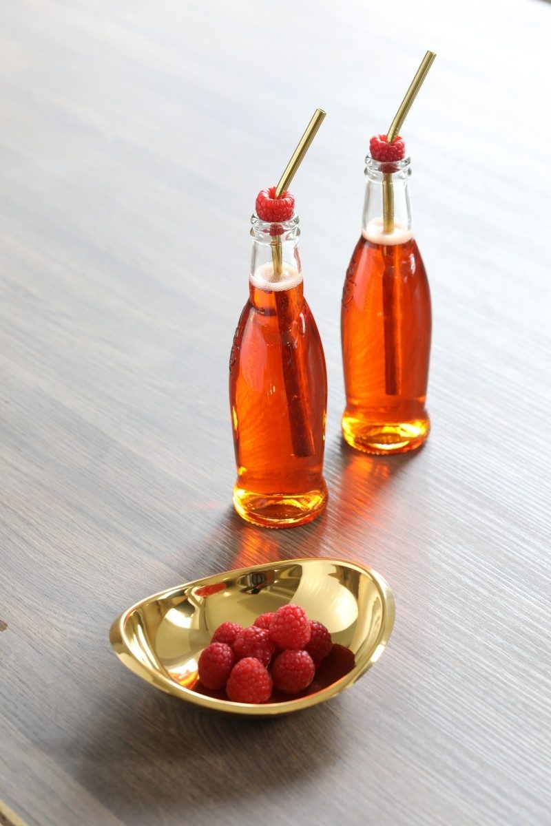 sambonet Trinkhalme Mix Play Edelst. PVD Kupfer/Gold Trinkhalme Set 6, Stohhalme