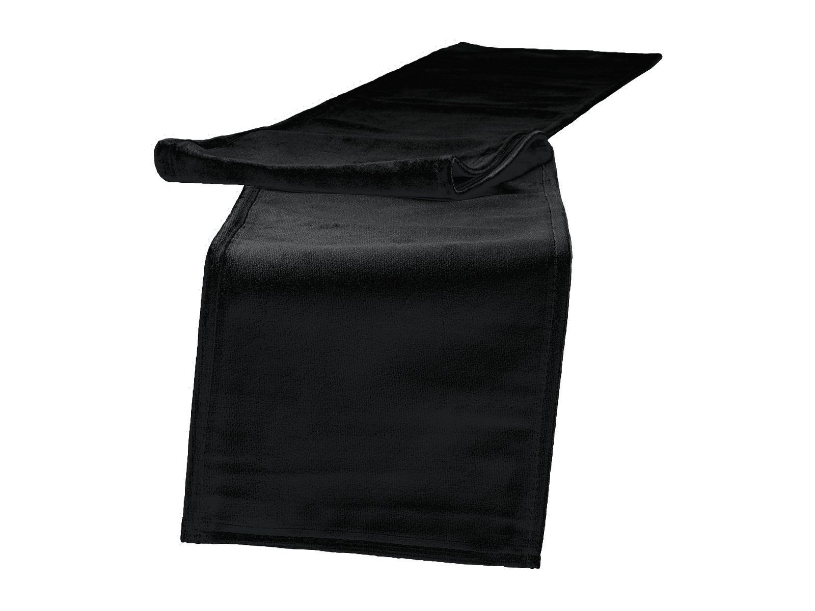 beties Tischband Samt&Sonders (1-tlg, 1 Stück Tischband), schmaler Samt Узкие скатерти ca. 18x140 cm SchwarzTischdeko