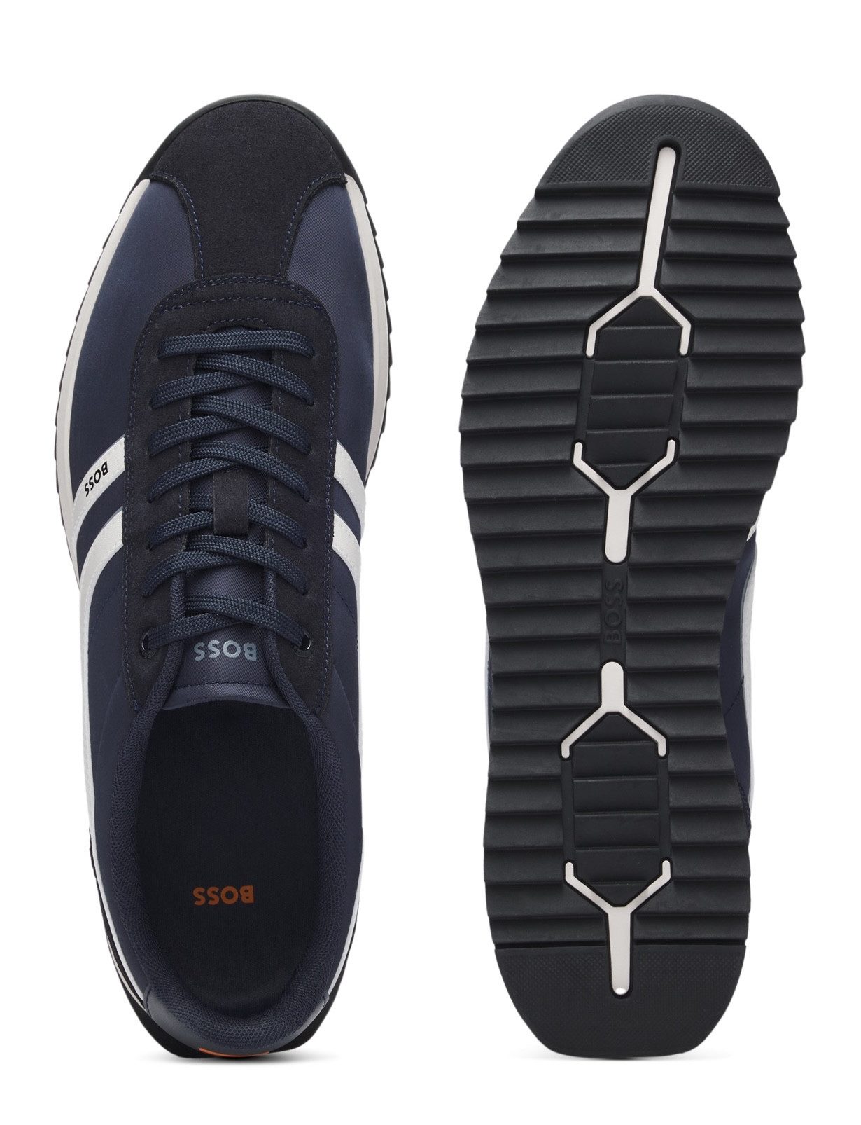 BOSS ORANGE Zayn_Lowp Sneaker Freizeitschuh, Halbschuh, Schnürschuh im Retro-Look