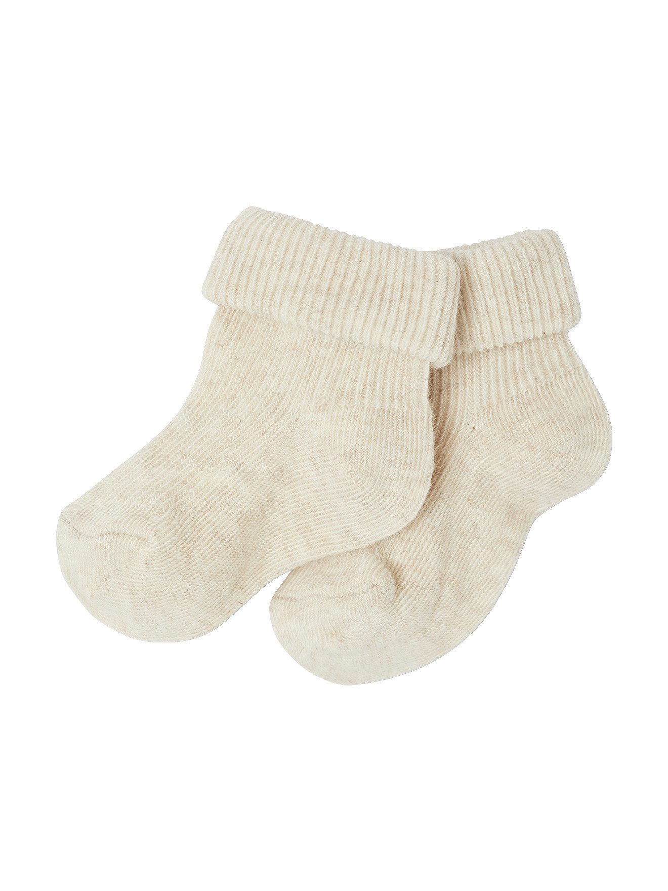 vertbaudet Stoffhose Jungen Baby-Set: Hose & Socken aus Rippmaterial