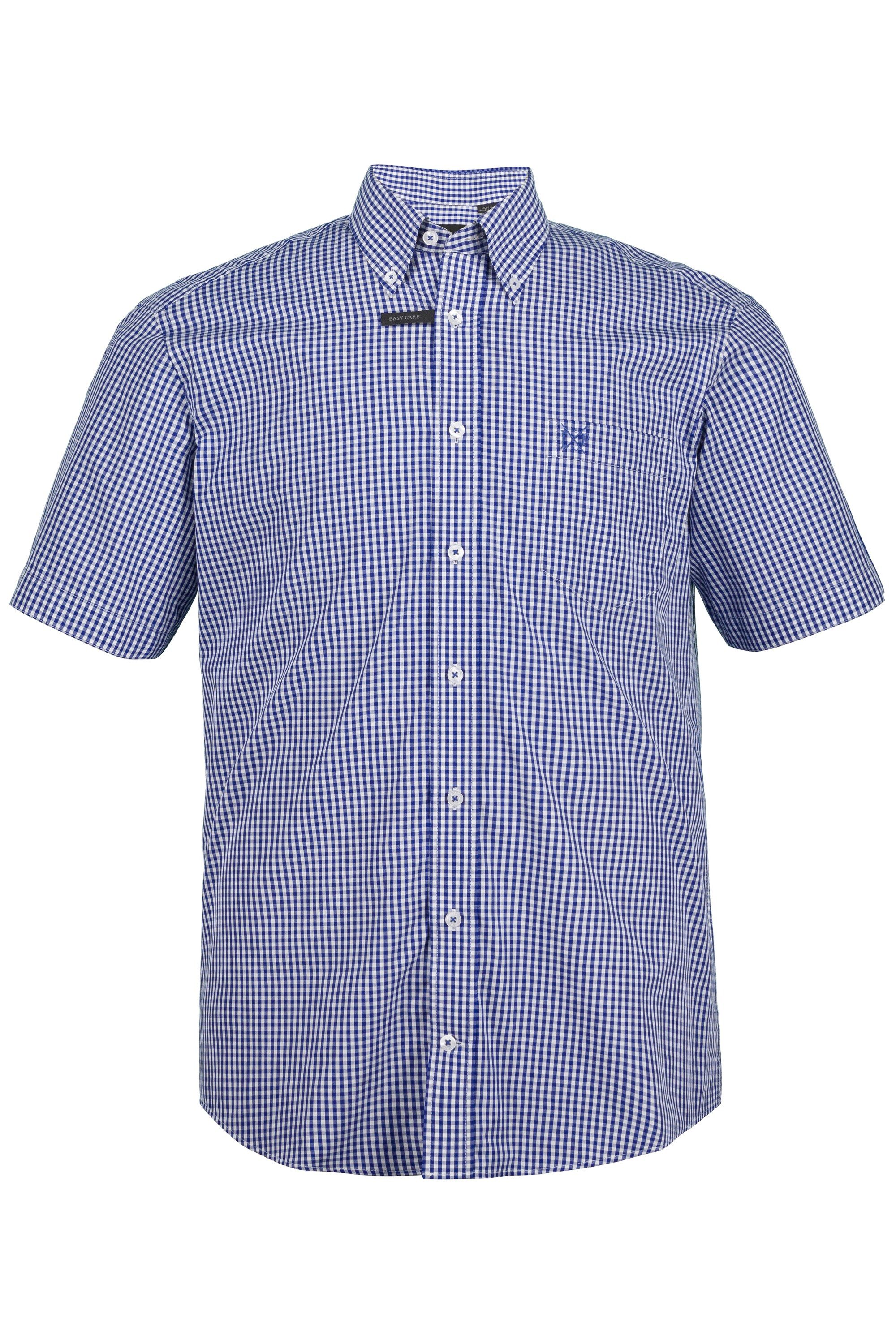 JP1880 Kurzarmhemd Hemd Business Halbarm Vichy-Karo günstig online kaufen