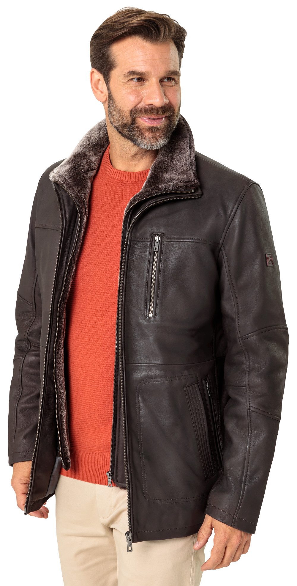 bugatti Lederjacke luxuriöser und weicher Griff