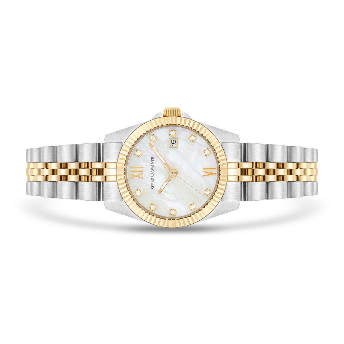Spears & Walker Quarzuhr silber/gelbgold günstig online kaufen