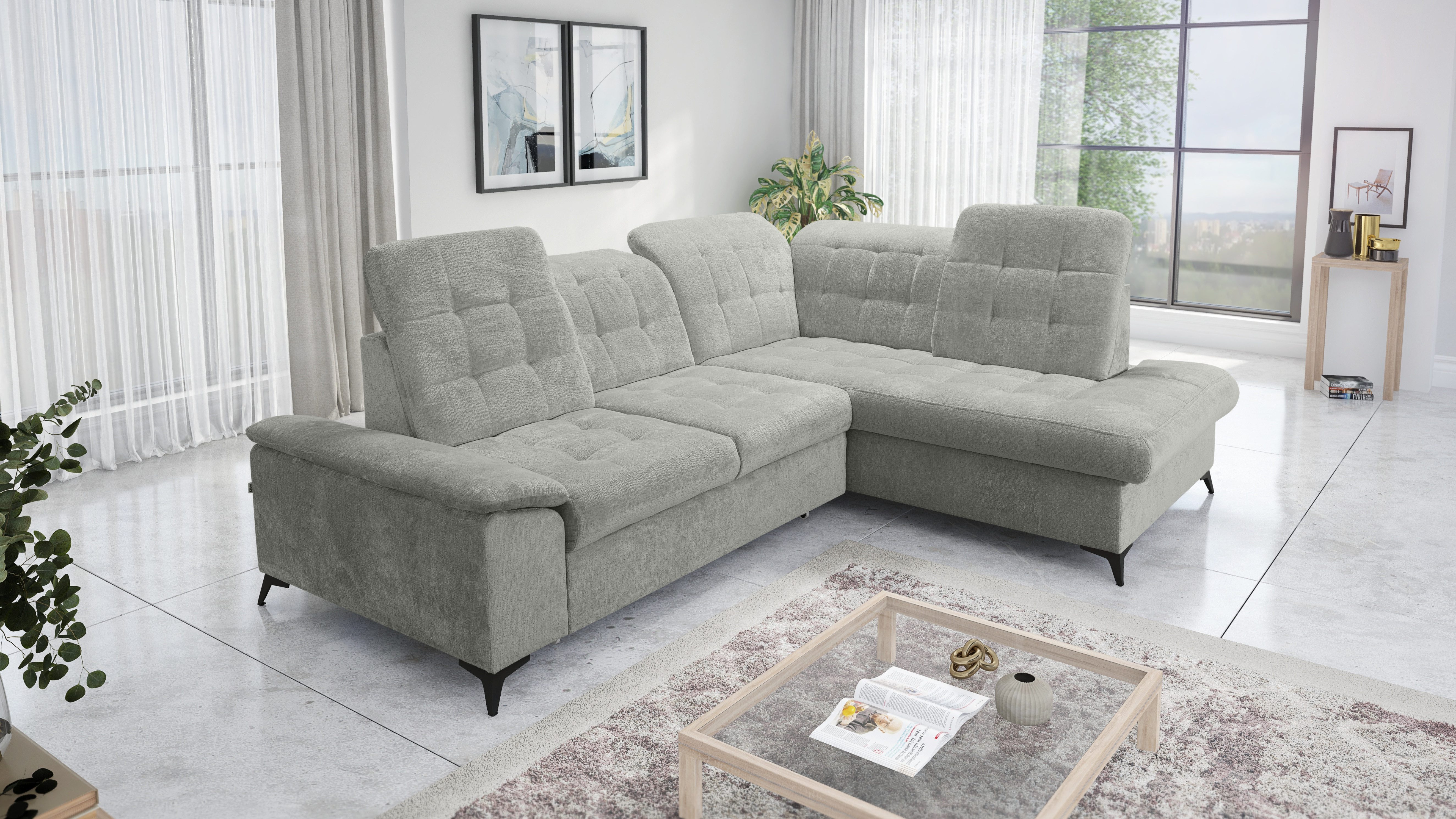 robin Ecksofa L-Form Ecksofa mit Schlaffunktion günstig online kaufen