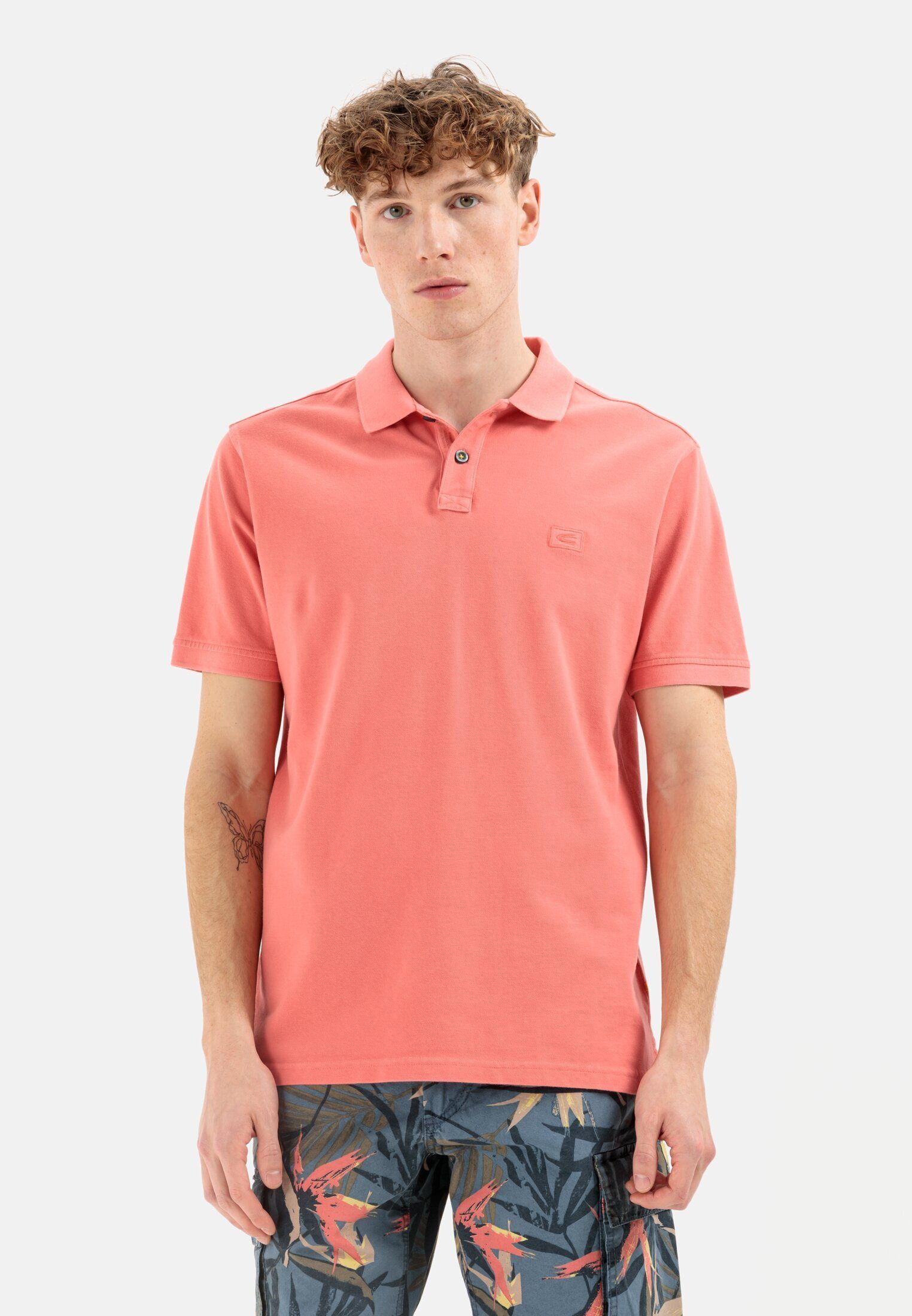 camel active Poloshirt aus reiner Baumwolle Shirts_Poloshirt