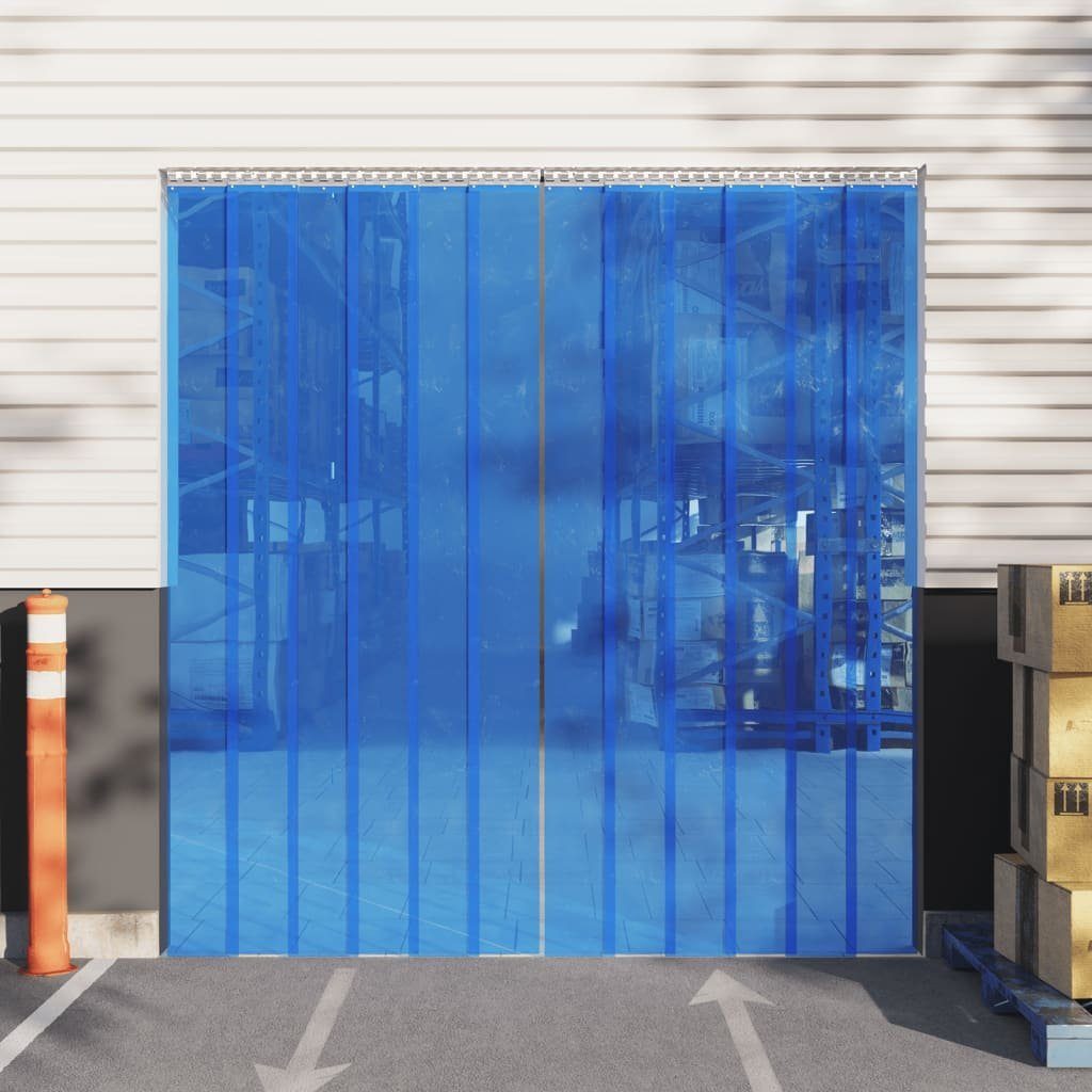 St) 200x1,6 (1 PVC, mm furnicato, 50 Blau m Vorhang Türvorhang