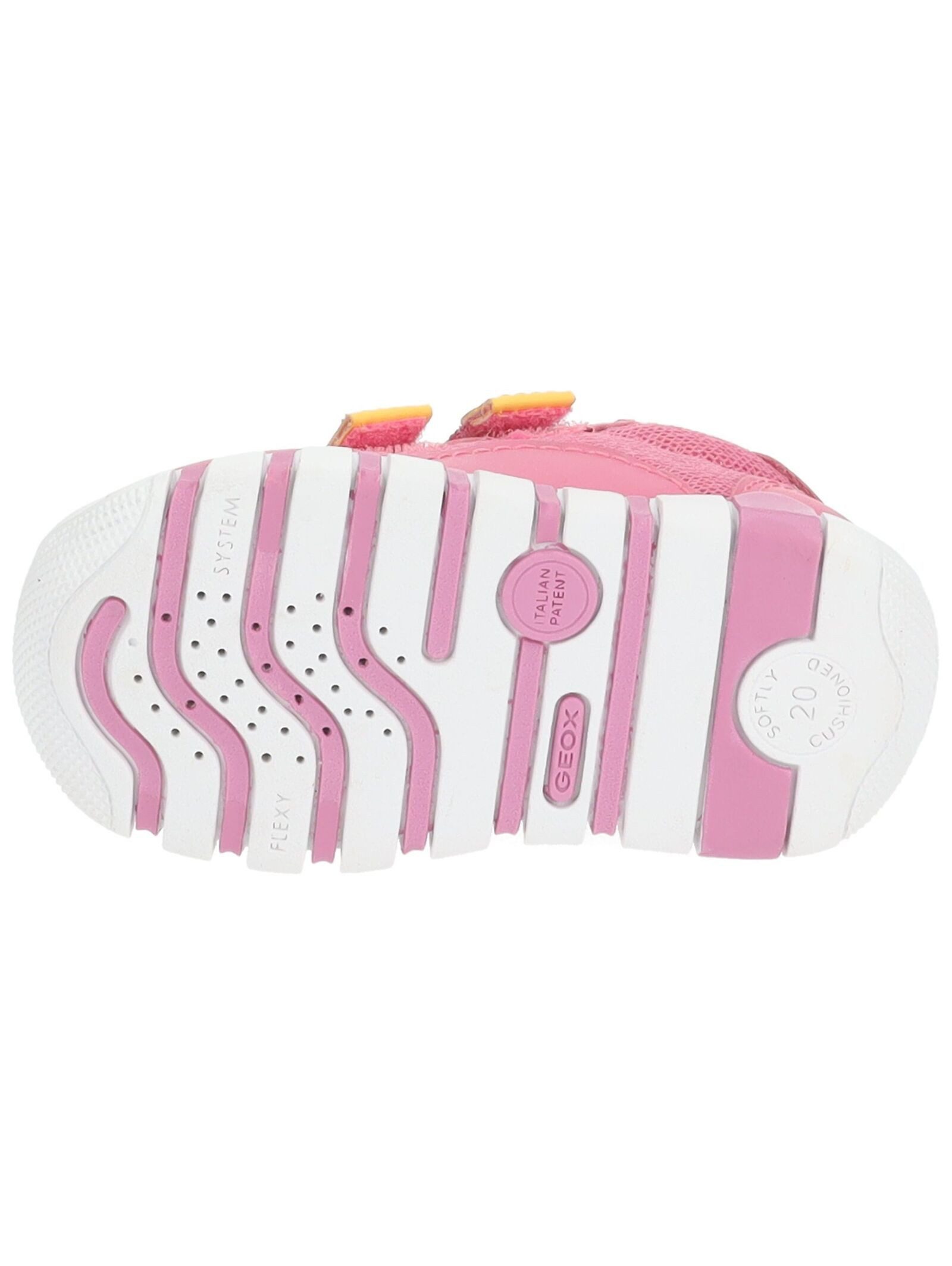 Geox Halbschuhe Lederimitat/Mesh . Klettschuh