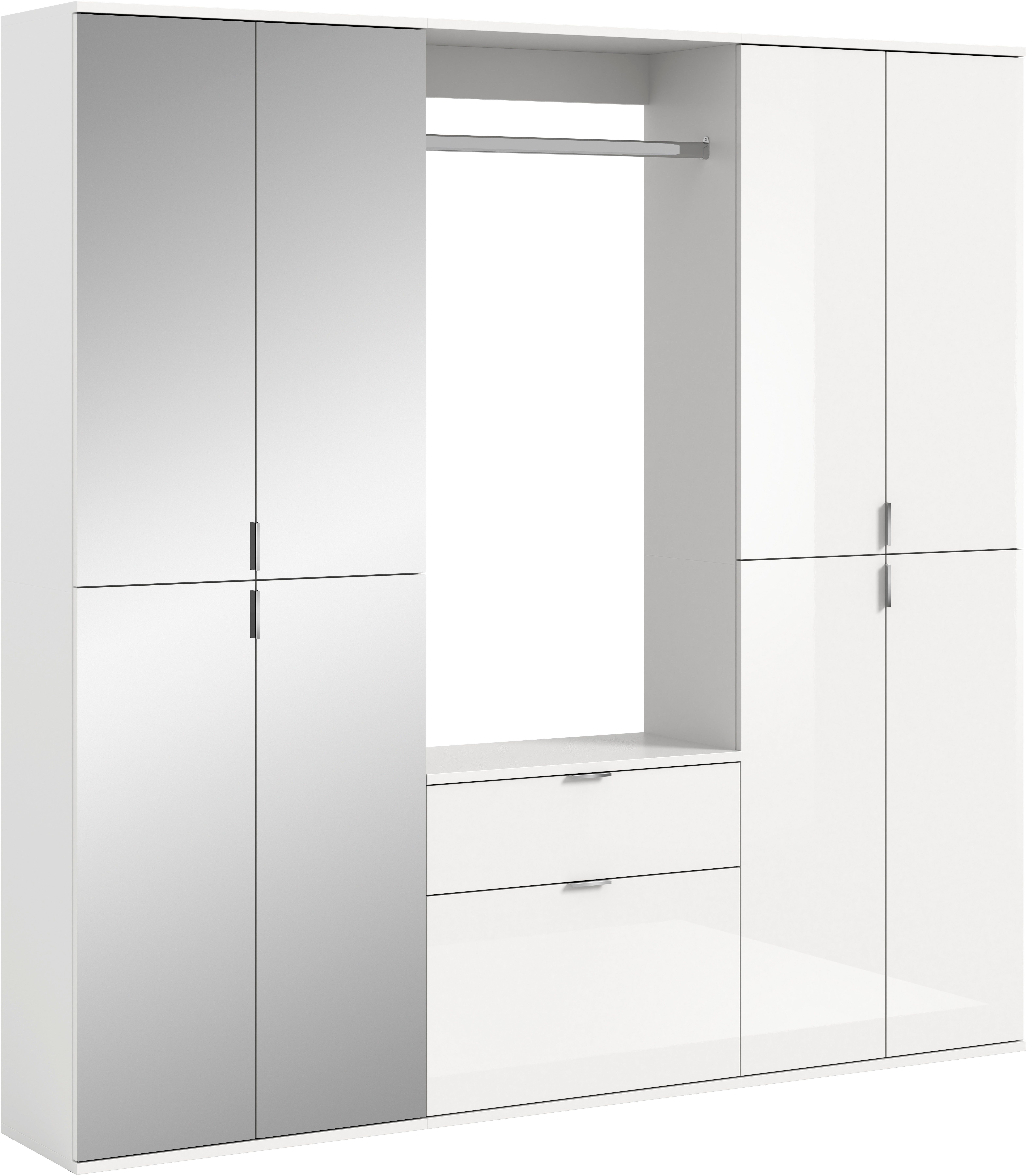 Garderoben-Set Trondheim, Breite 183 cm, 5-teilig, bestehend aus: