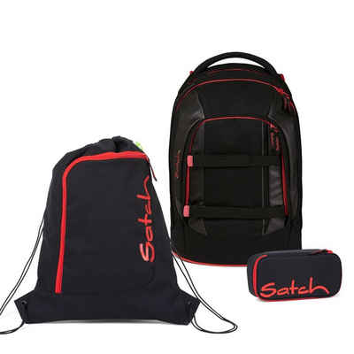 Satch Schulrucksack Pack (Set 3tlg., inkl. Schlamperbox und Sportbeutel)