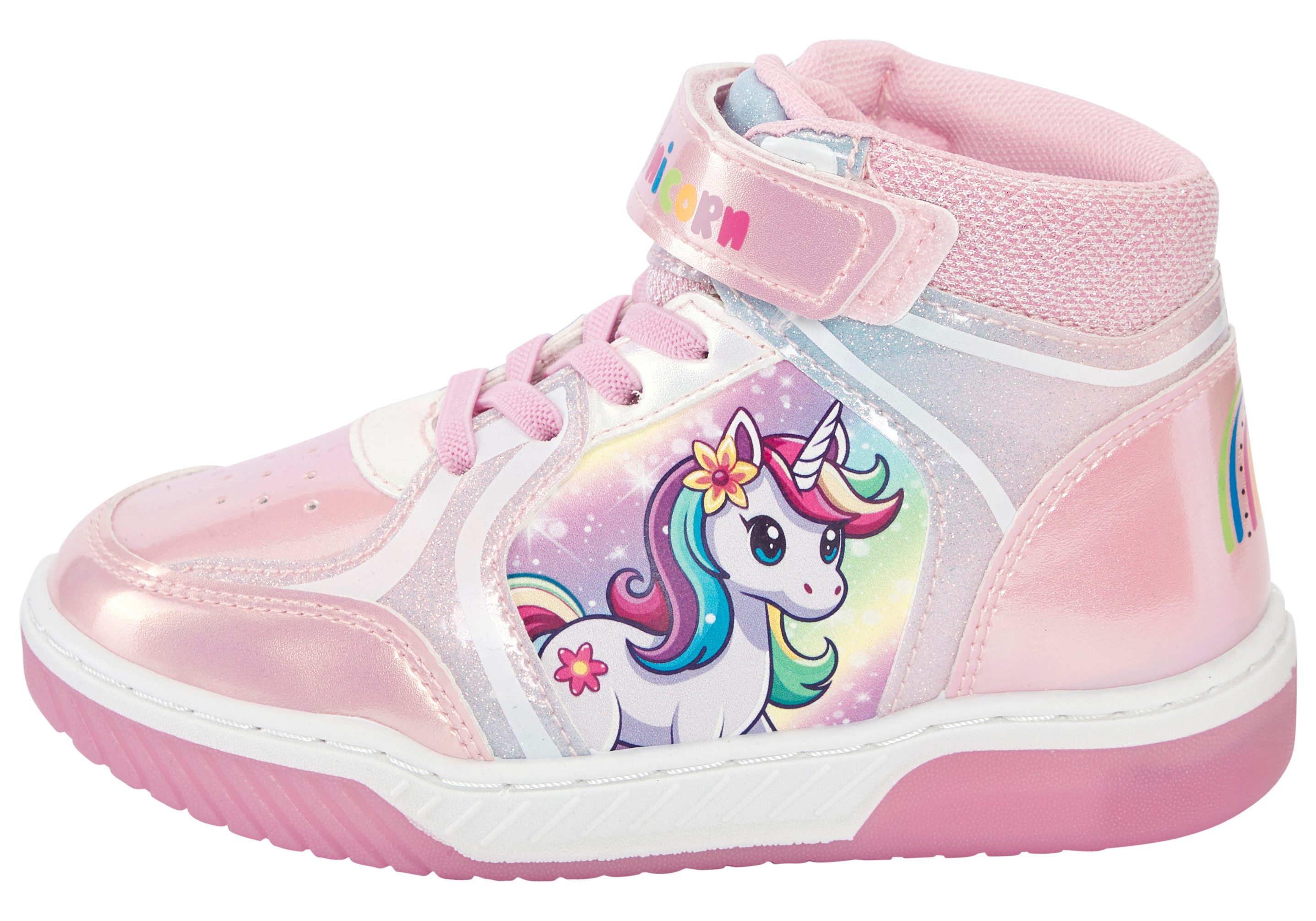 Disney UNICORN Sneaker mit cooler Blinkfunktion