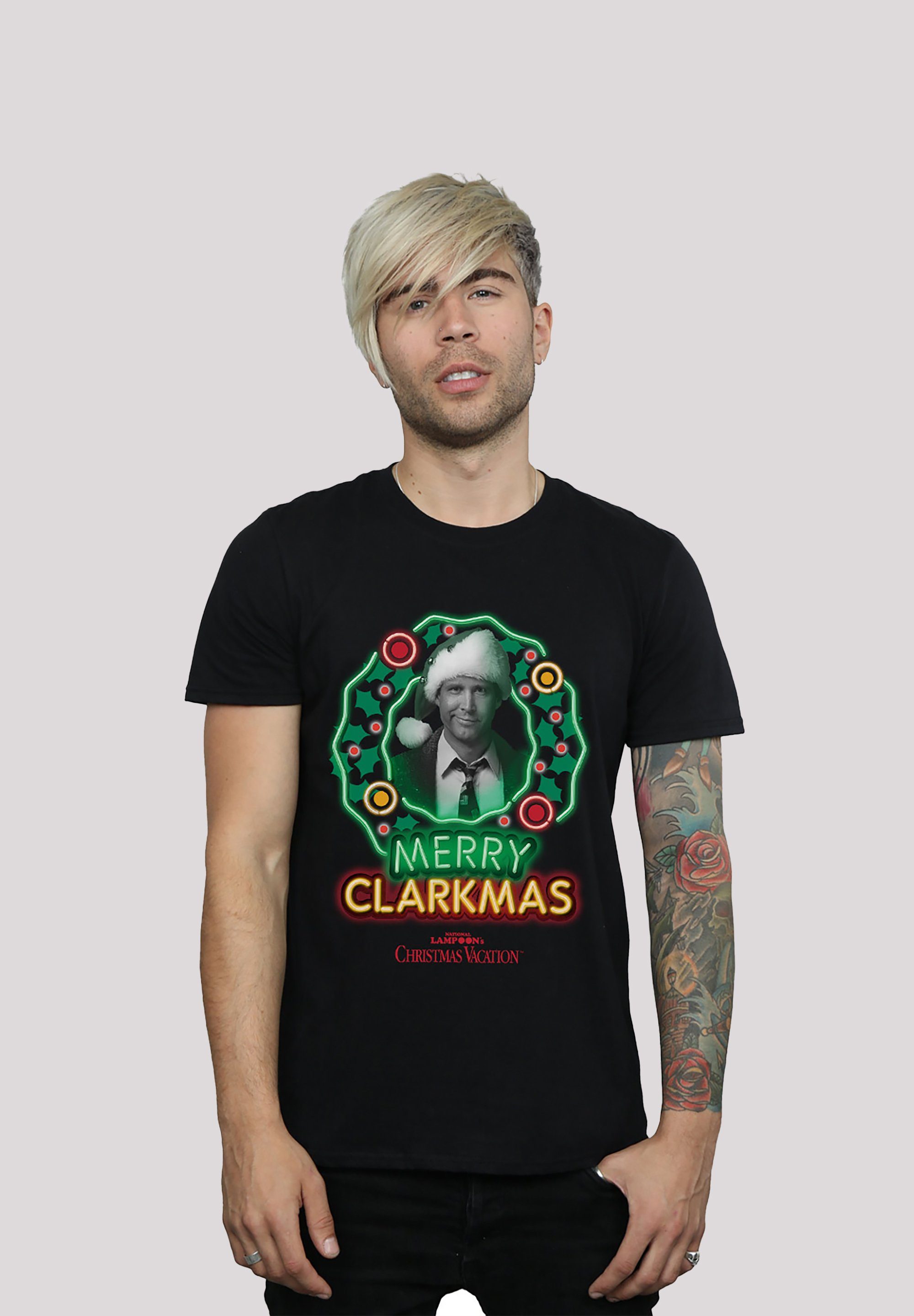 F4NT4STIC T-Shirt National Lampoon's Merry Clarkmas Print schwarz