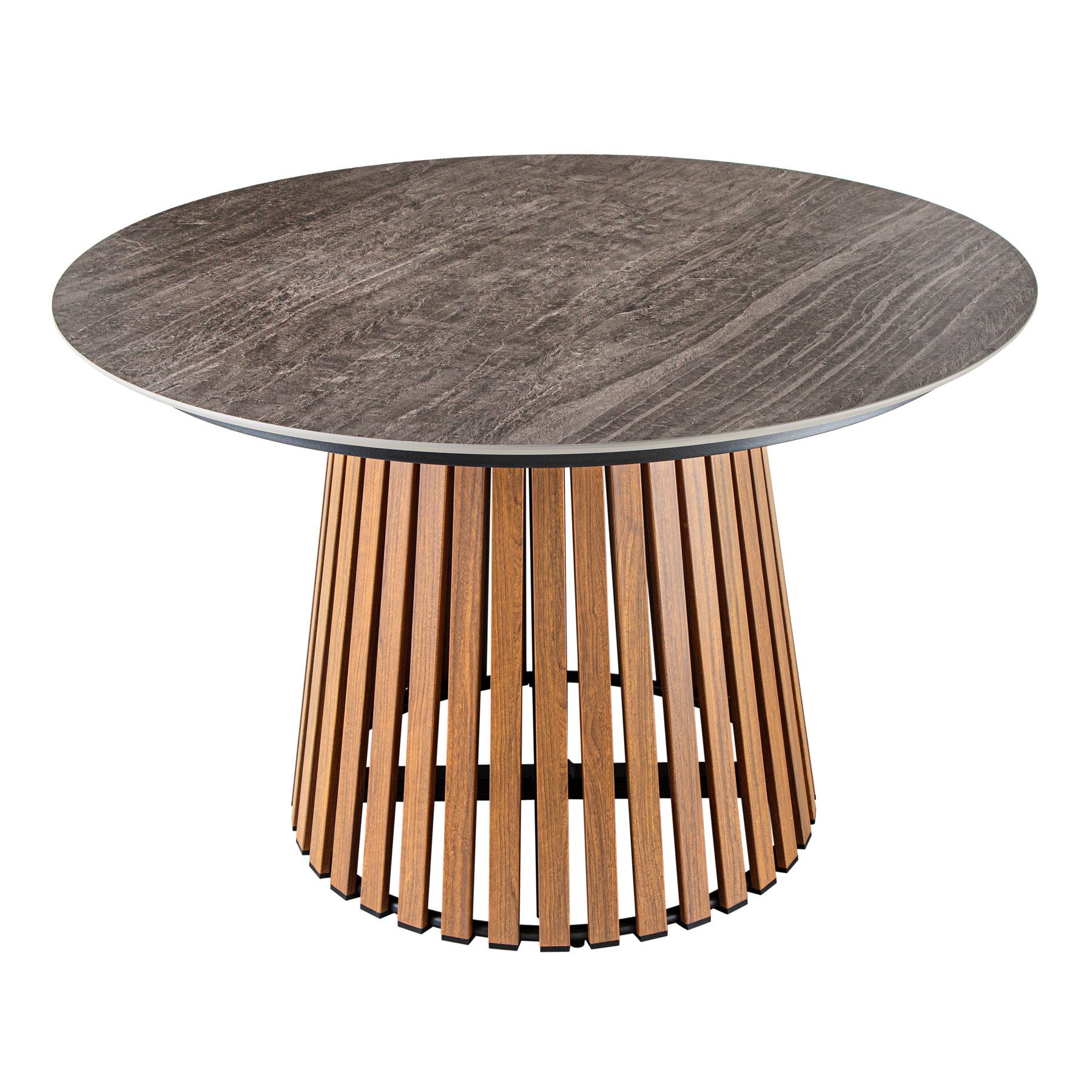 riess-ambiente Esstisch VALHALLA WOOD Ø115cm grau günstig online kaufen