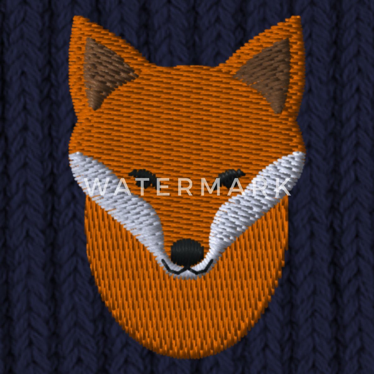 Spreadshirt Beanie Gestickter Fuchs Für Naturfans Und Ruhige Köpfe Fisherman Beanie Bio M (1-St)