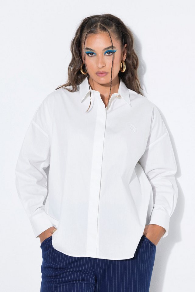 Studio Untold Hemdbluse Hemdbluse oversized SU Stickerei