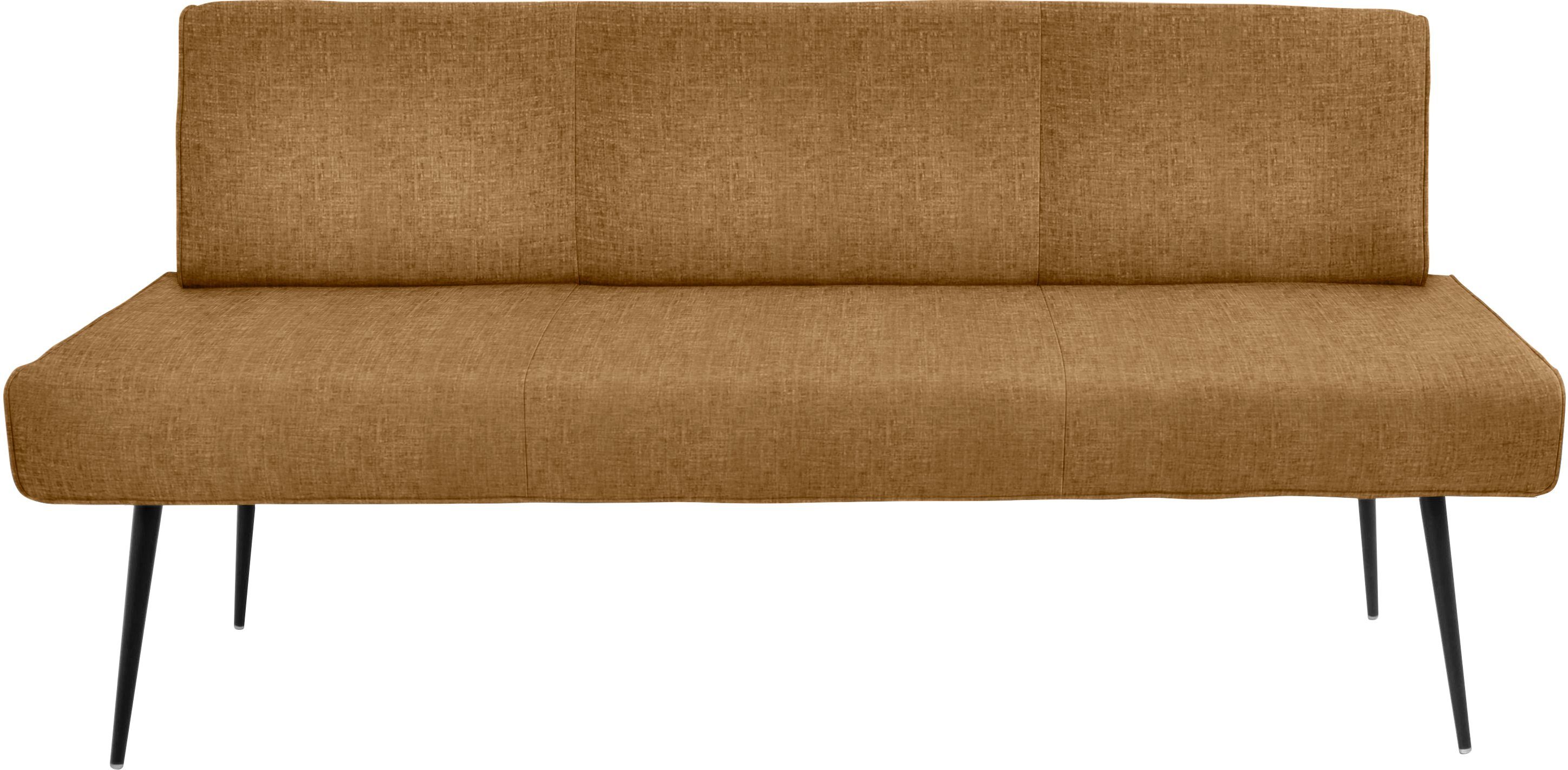 K+W Komfort & Wohnen Polsterbank Giacomo I (1-St), Metallfüsse in schwarz, wahlweise in der Breite 200cm oder 177cm. Reduzierter Preis € 1.096,16. Unverbindliche Preisempfehlung € 1.399,00