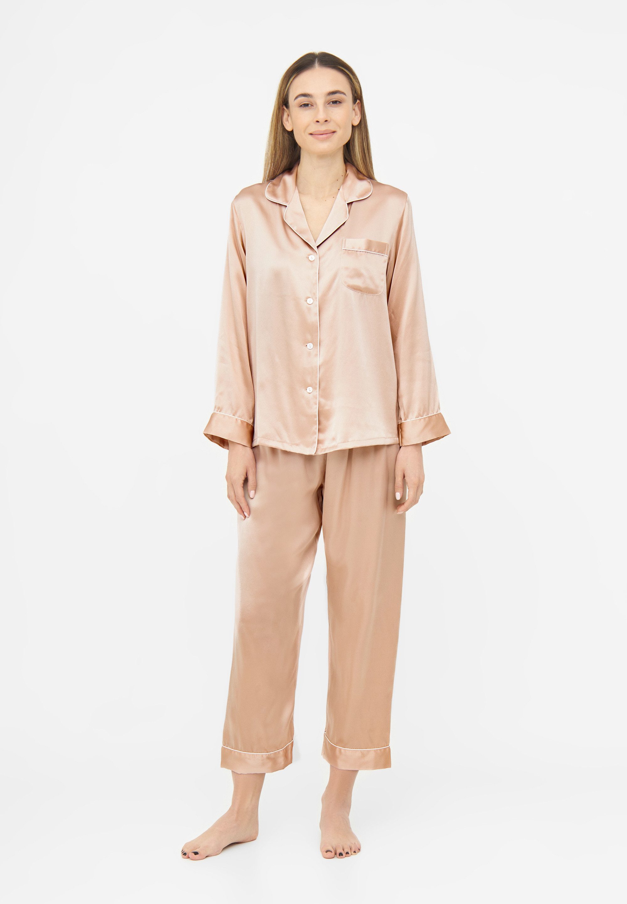 Tooche Pyjama Sweat & Homewear "Moonlit Silk Gold" (keine Angabe, 1 tlg) günstig online kaufen