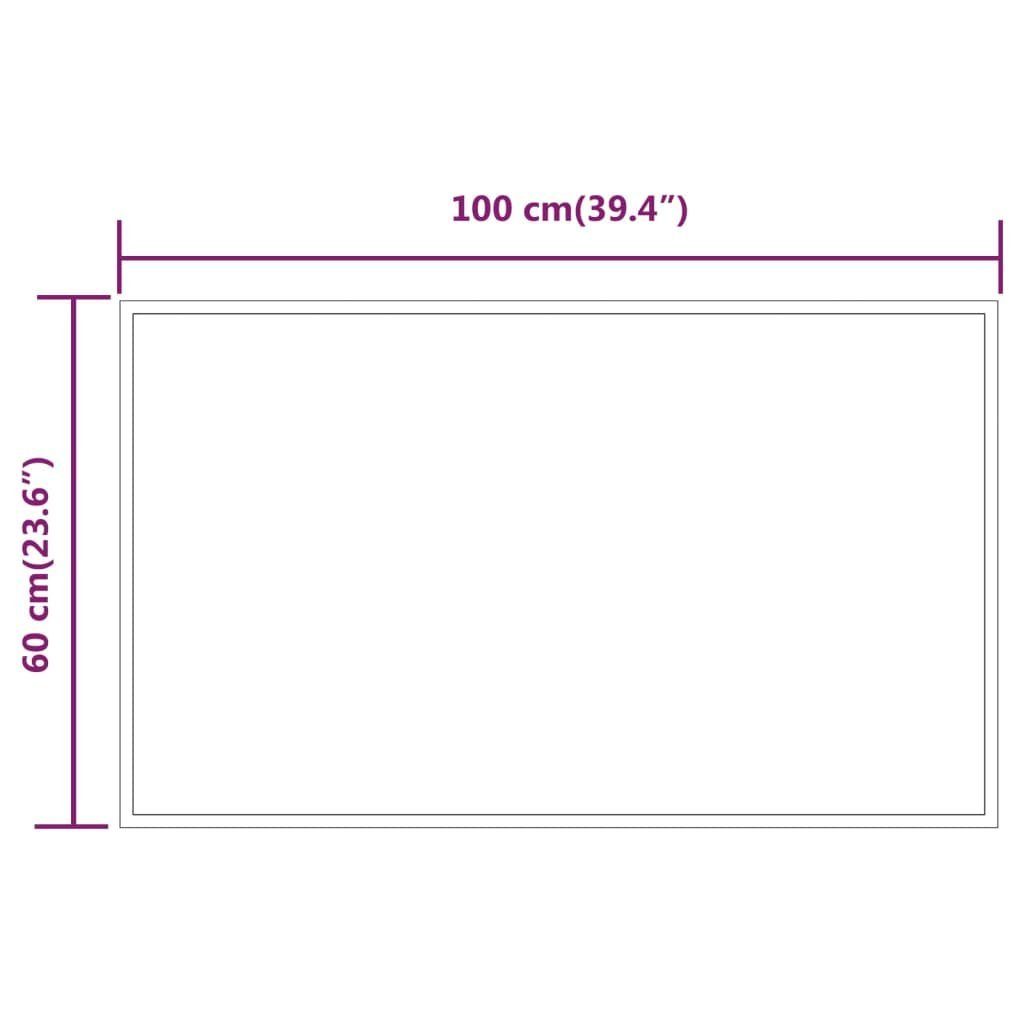 furnicato Wandspiegel LED-Badspiegel cm 100x60