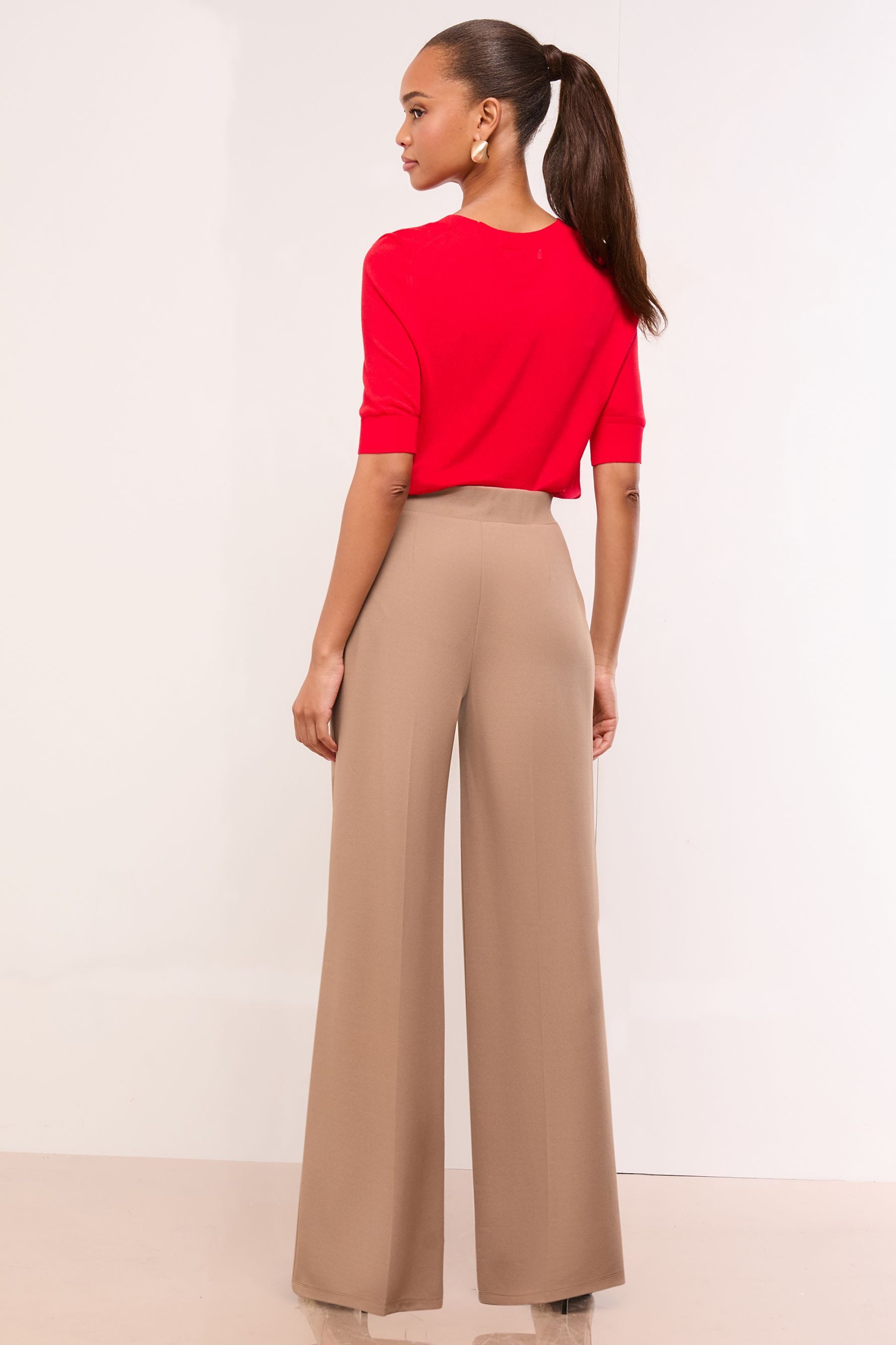 LIPSY Taillenhose Lipsy Hose mit hohem Bund und weitem Bein, Regular (1-tlg günstig online kaufen