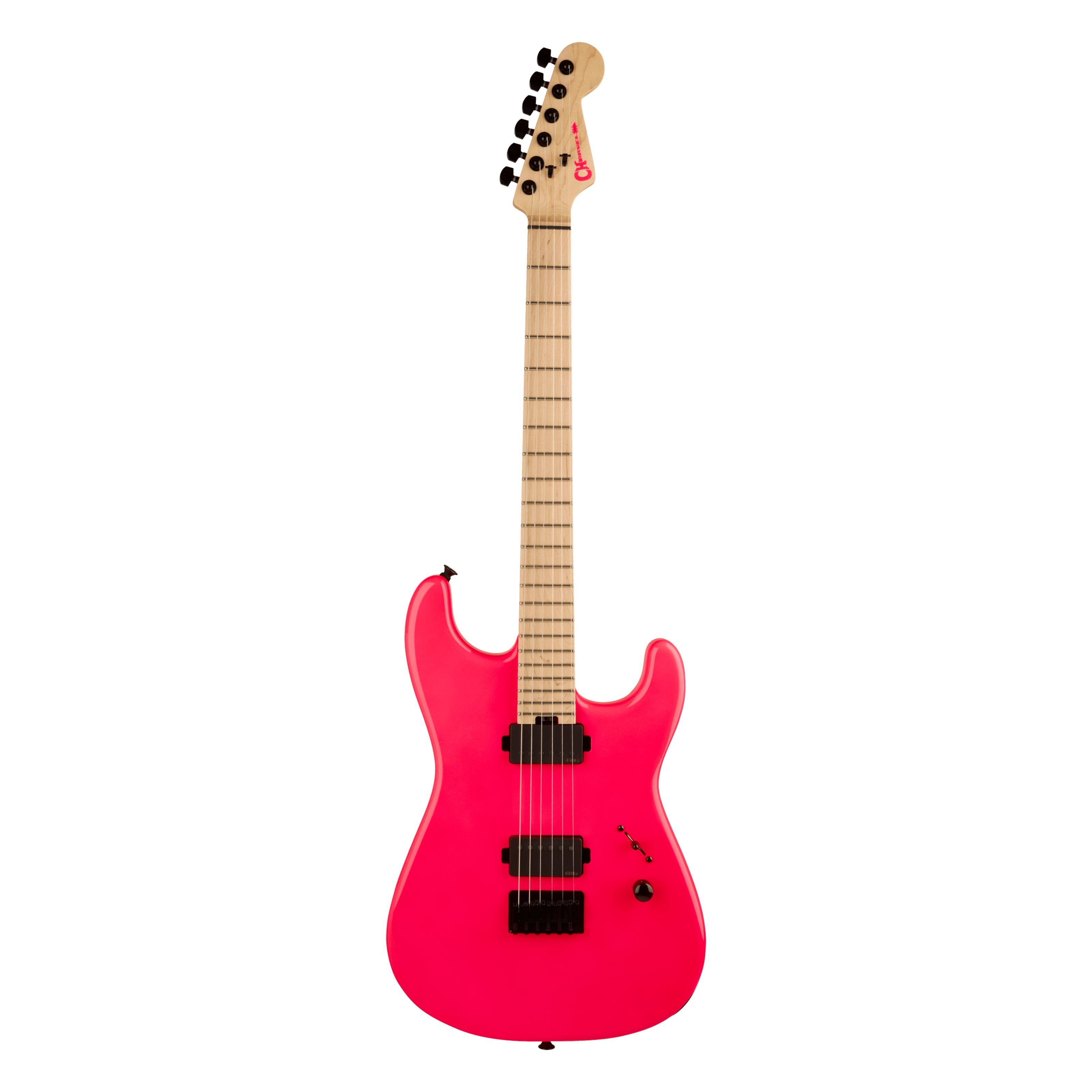 Charvel E-Gitarre, E-Gitarren, ST-Modelle, Sean Long Signature Pro-Mod San Dimas Style 1 HH HT M Neon Pink -