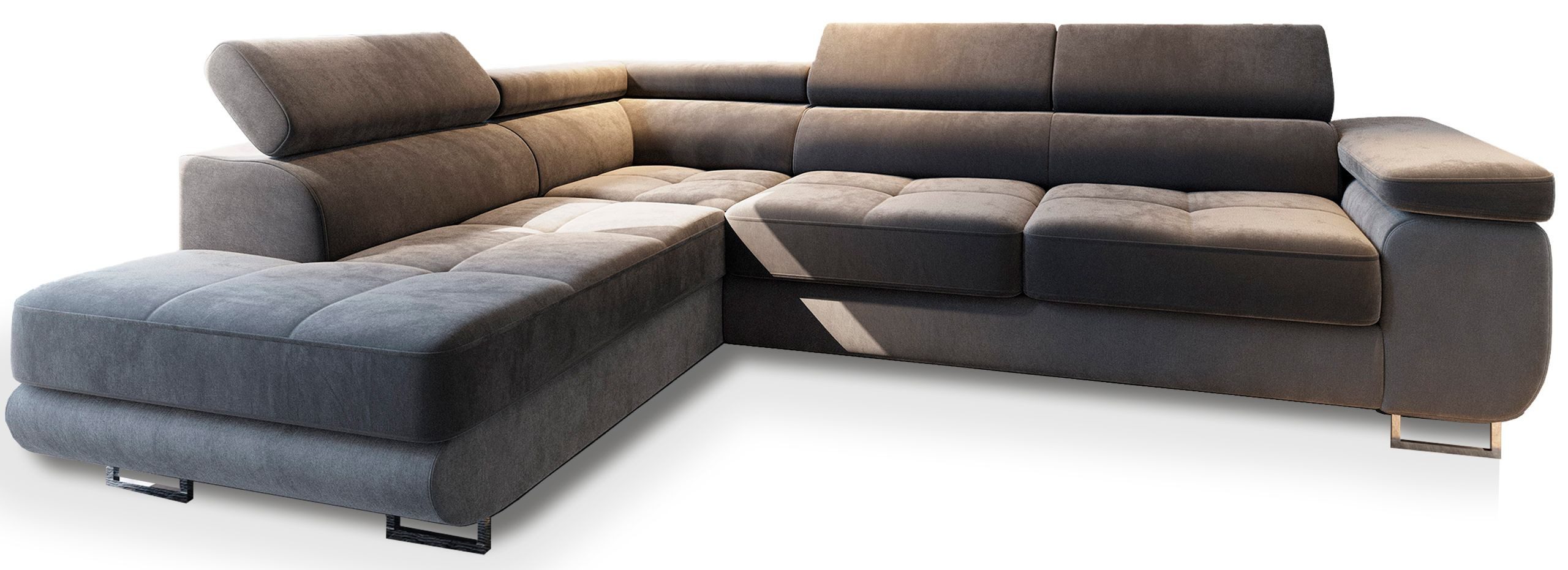 Masseno Ecksofa SELVA mit Schlaffunktion L-Form, Sofa mit Bettkasten günstig online kaufen