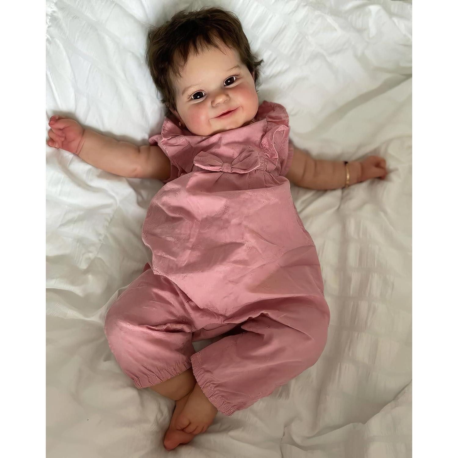 LuxusKollektion Babypuppe Reborn Baby Puppe 50cm Sanfte Berührung