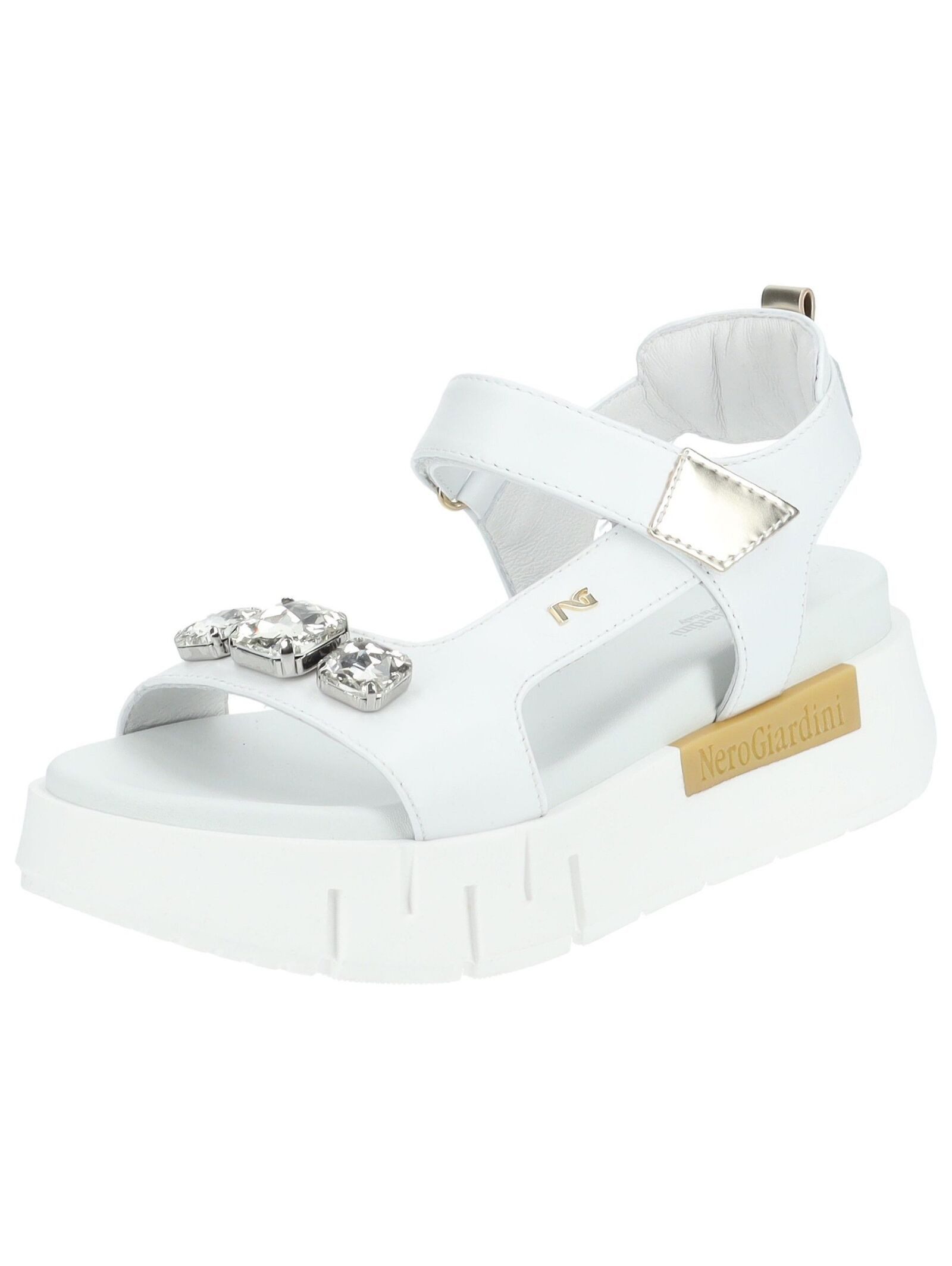 Nero Giardini Sandalen Leder/Textil Riemchensandalette günstig online kaufen