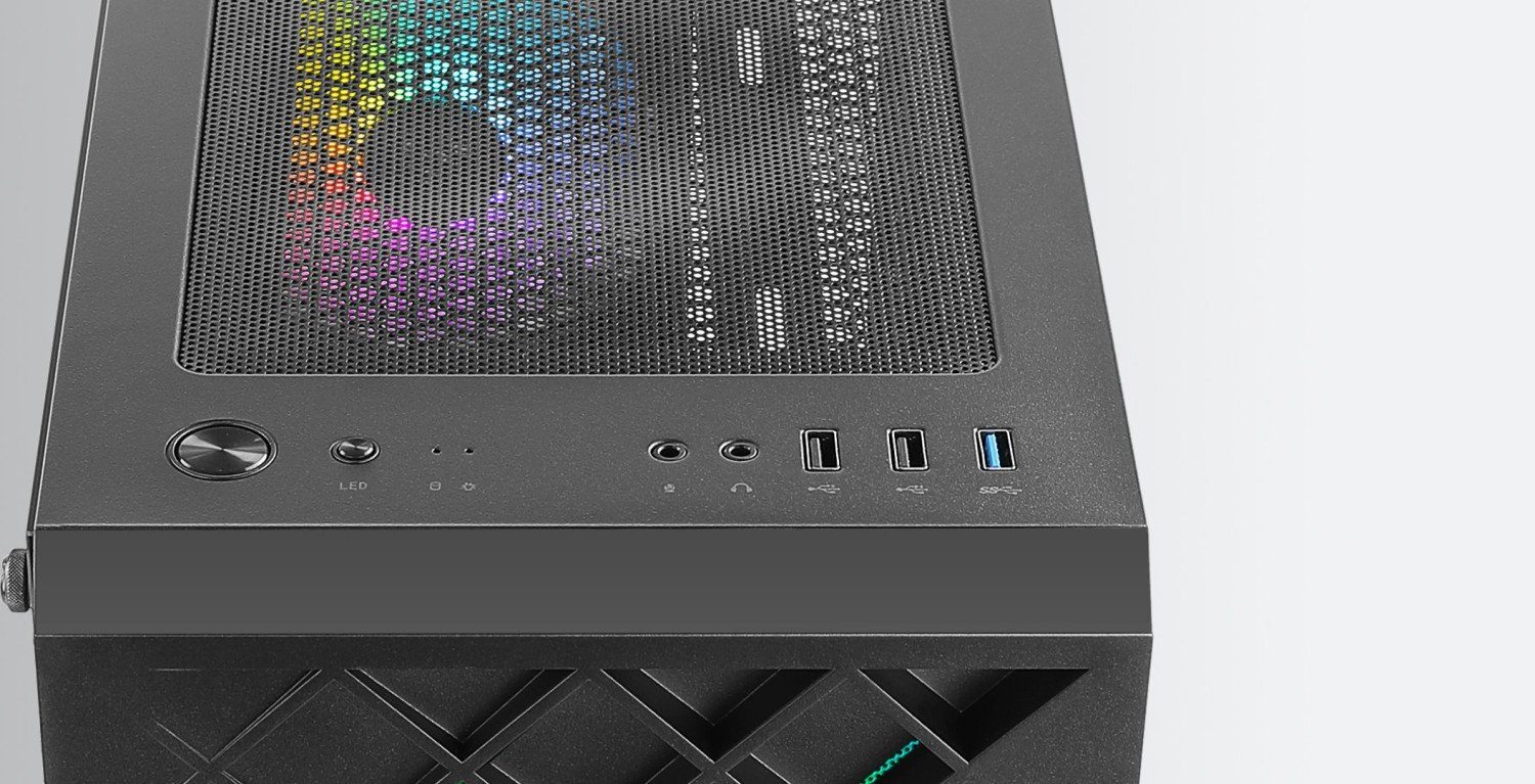 X-HARDWARE X-Entry Gaming Computer 5700G, 16GB RAM, 256GB SSD + bis zu 4TB HDD Gaming-PC (AMD Ryzen 7 5700G, Radeon Graphics (iGPU), 16 GB RAM, 0 GB HDD, 256 GB SSD, Luftkühlung, Windows 11)