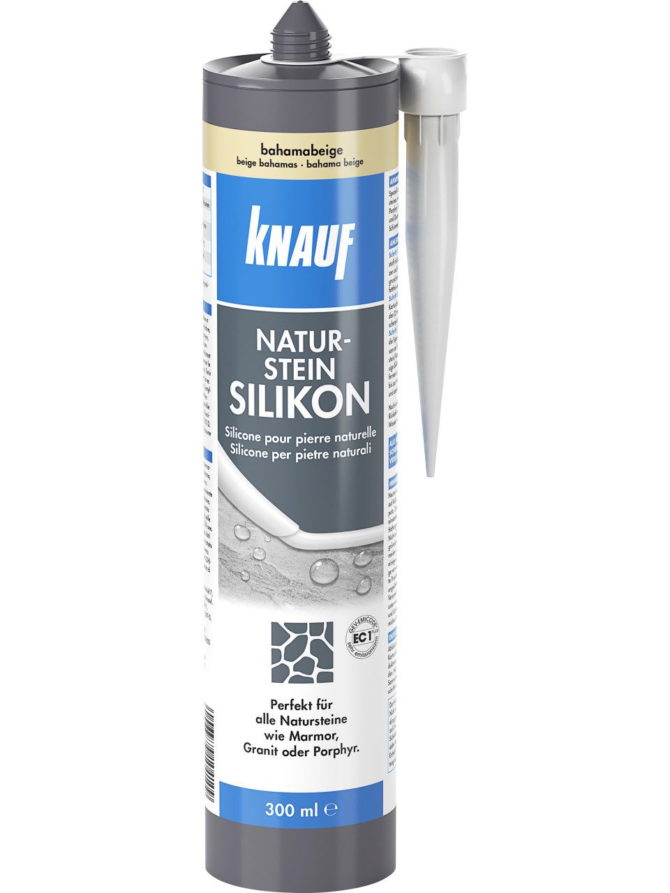 KNAUF Silikon Knauf Naturstein Silikon bahamabeige 300 ml