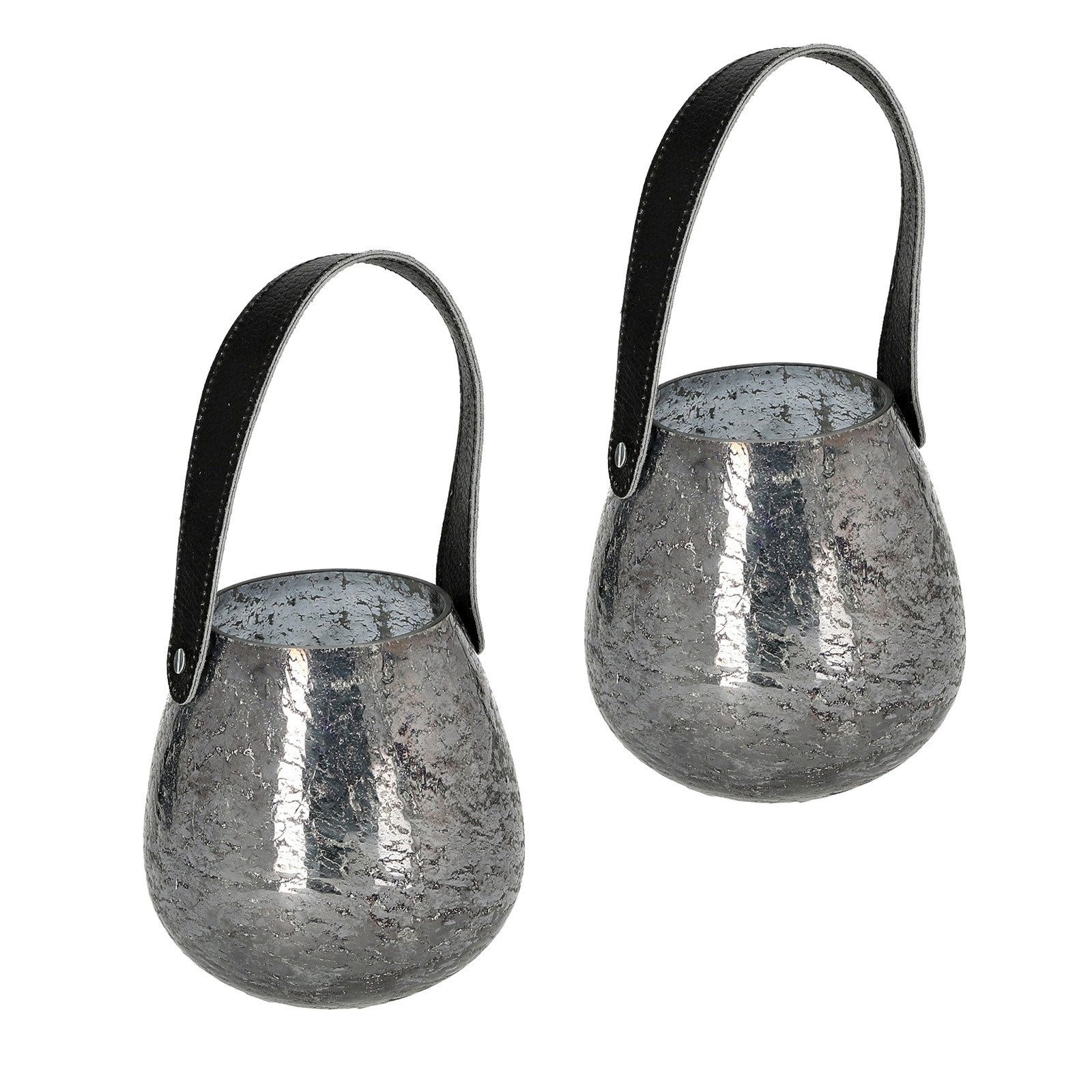 HTI-Living Windlicht Kerzenhalter 2er Set Windlicht (Set, 2 St., 2 Windlichter), Kerzenständer Windlicht