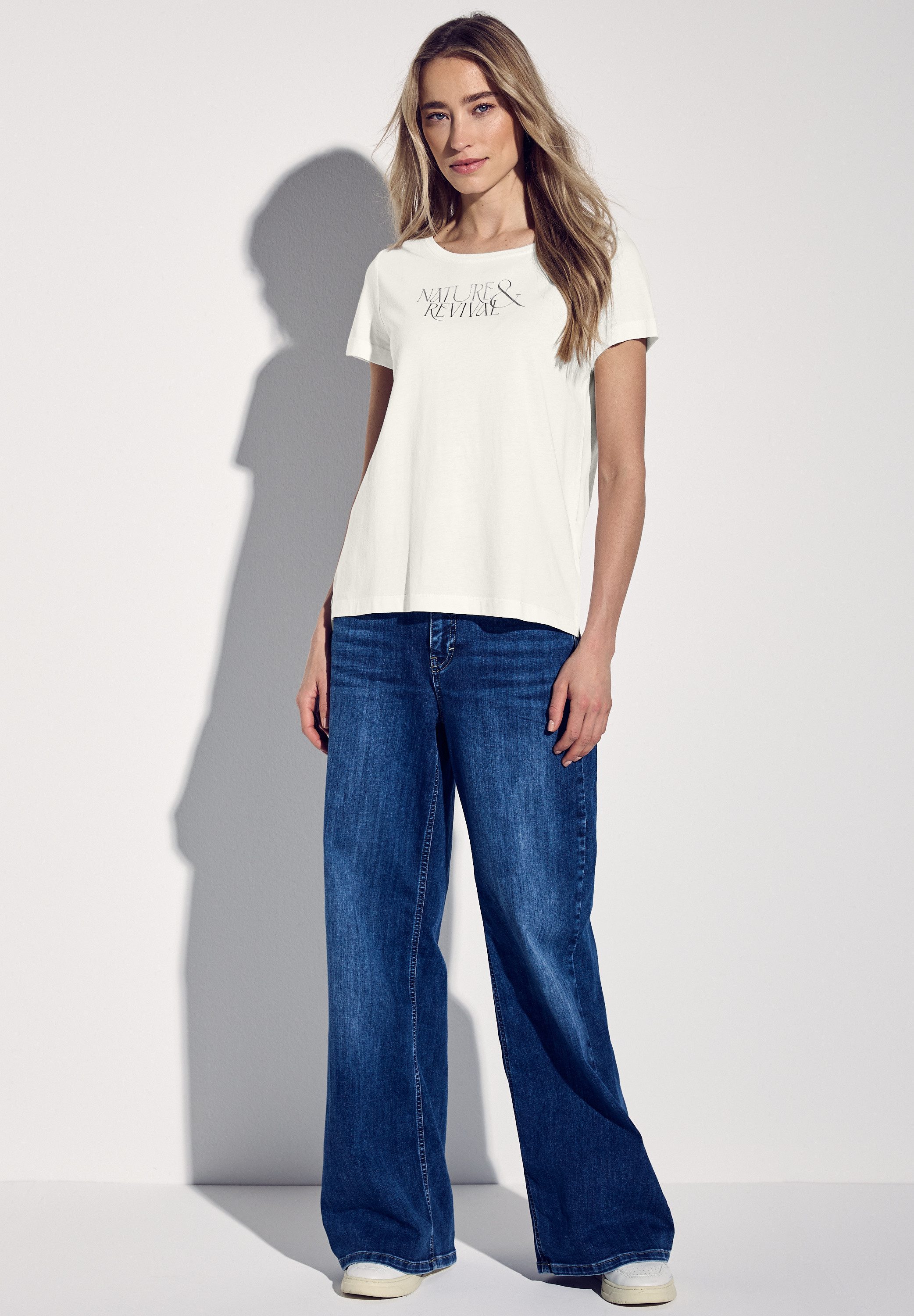 STREET ONE T-Shirt im soften Baumwoll-Mix