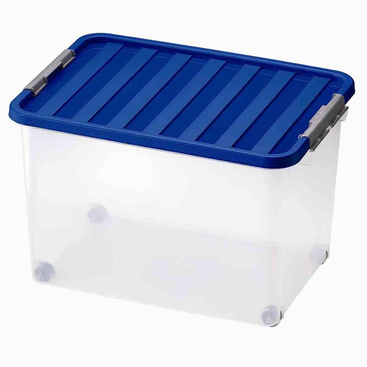 Aufbewahrungsbox Rollerbox 45 l, 52 x 36 x 34 cm mit 4 Rollen