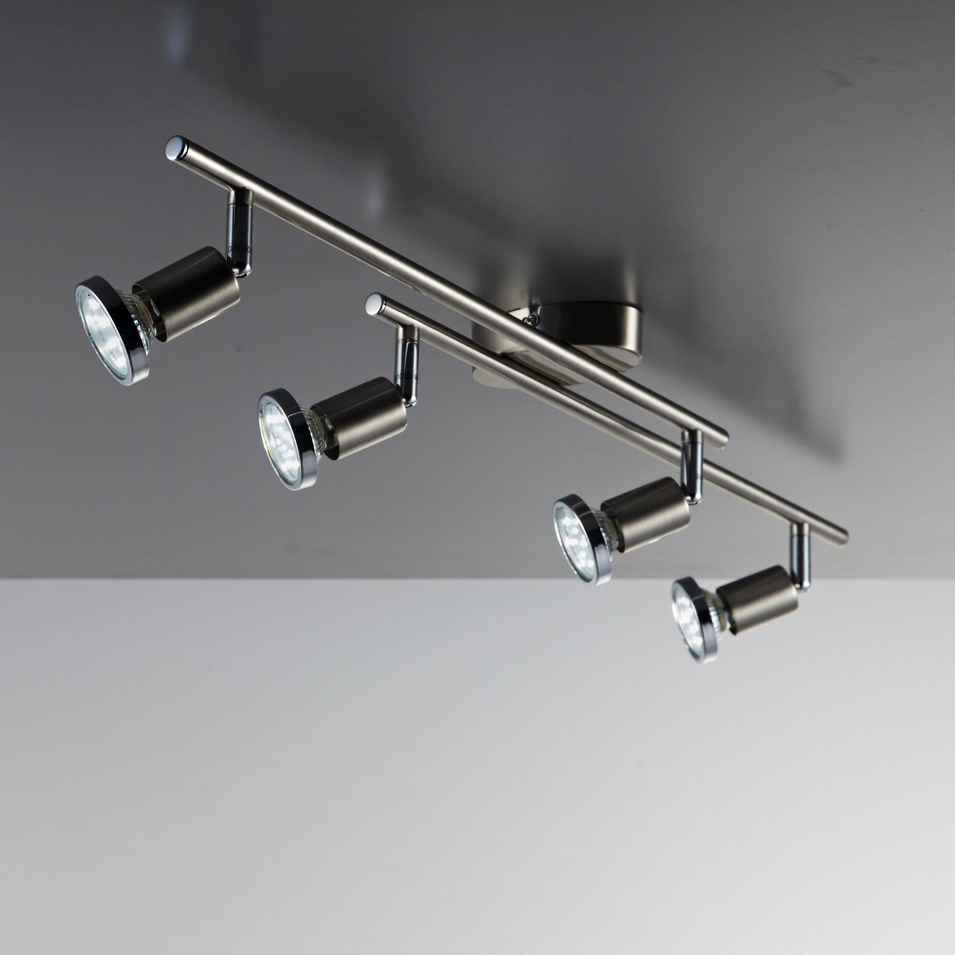 ilex design® 2er LED Deckenlampe schwenkbar Glas matt LED Spot Büro Wohnzimmer 