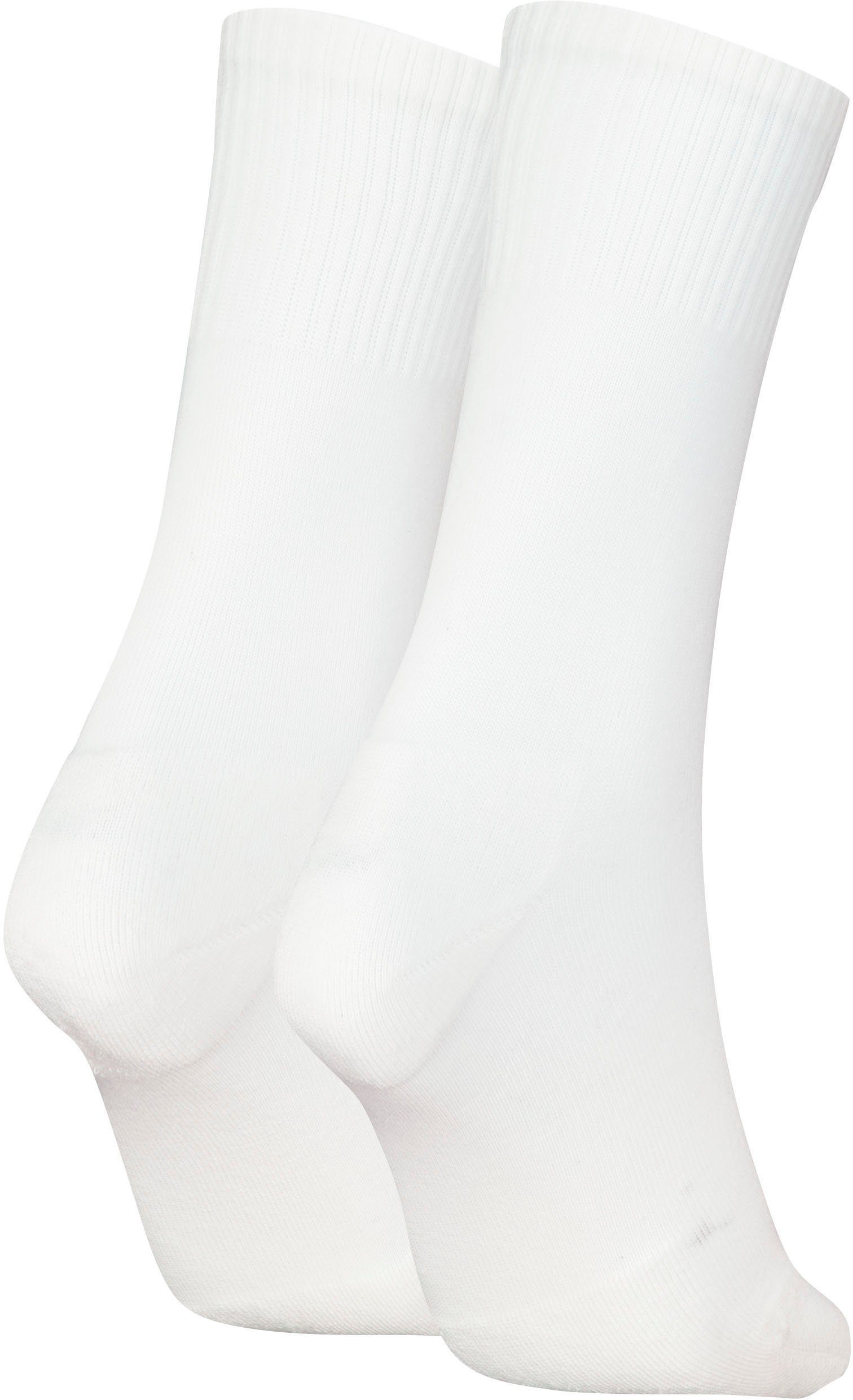 CKJ Socken PRIDE Klein (Packung, WOMEN SOCKS 2-Paar) white Regenbogen-Logo Calvin