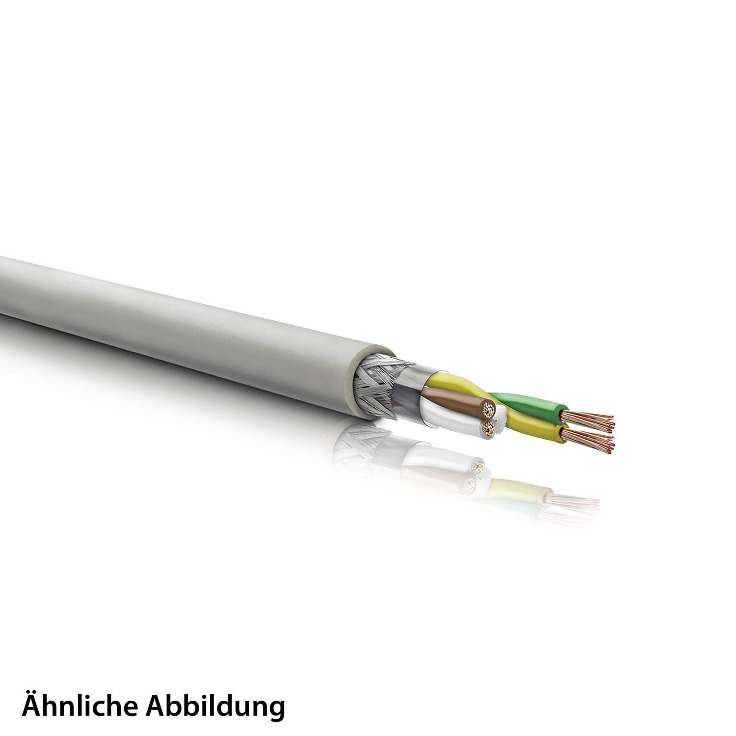 Helukabel Titel:LiYCY (TP) 6x2x0,5mm² Datenleitung geschirmt AD 11,1mm Betriebs Elektro-Kabel, (1 cm)