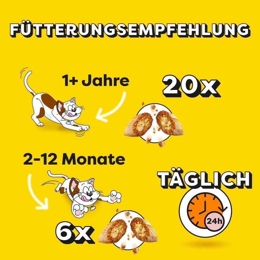 Dreamies DREAMIES™ Box Huhn 350g, Snack für: Katze