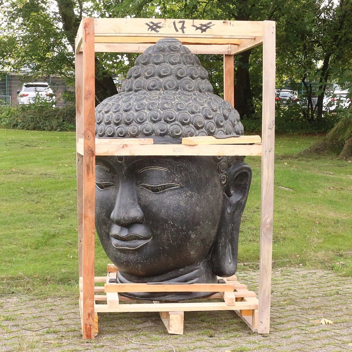 Oriental Galerie Dekofigur XXL Buddha Kopf Figur Gartenfigur aus