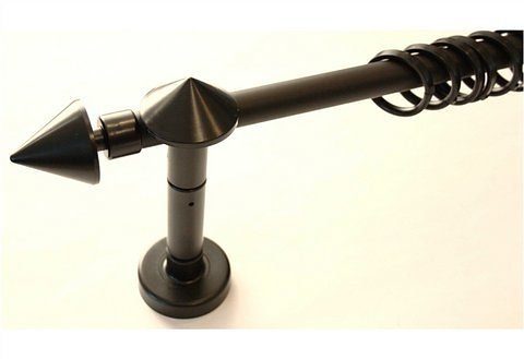 sunlines Gardinenstange, 1-läufig, Fixmaß, Eisen, Kunststoff