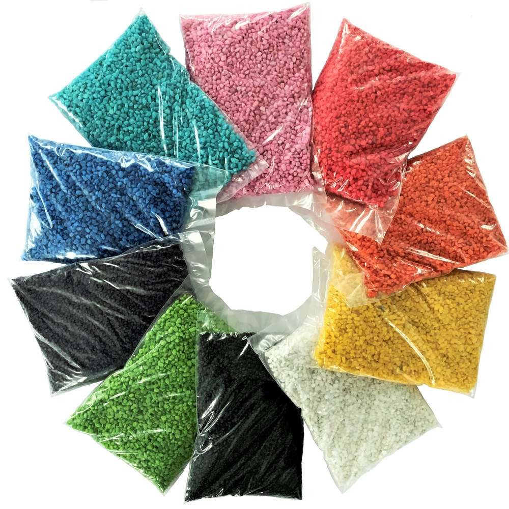 naninoa GmbH Streudeko GRANULAT 2-3mm, Dekogranulat farbig Mix 10x500g = 5kg.